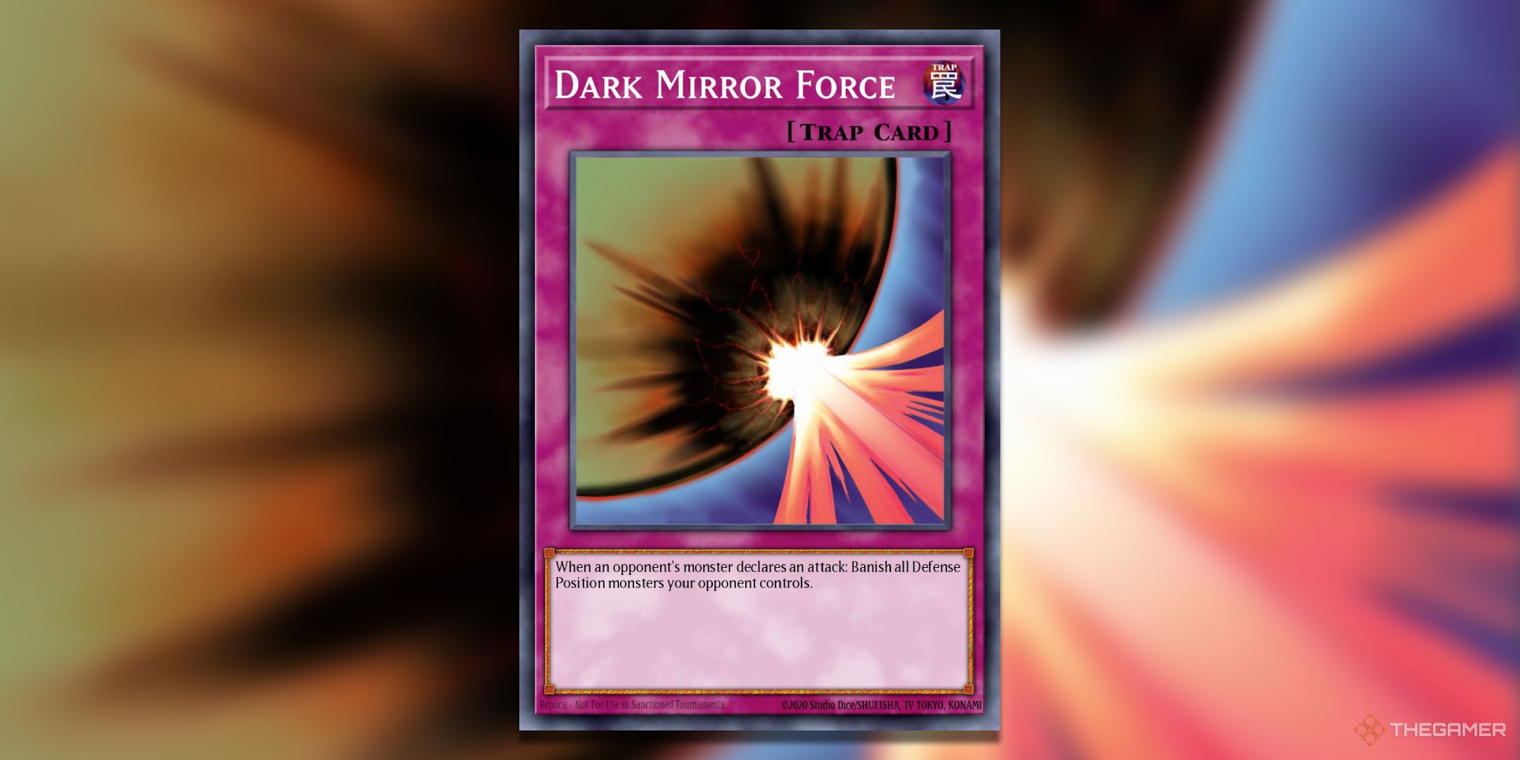 Dark Mirror Force Yu-Gi-Oh! TCG card art.