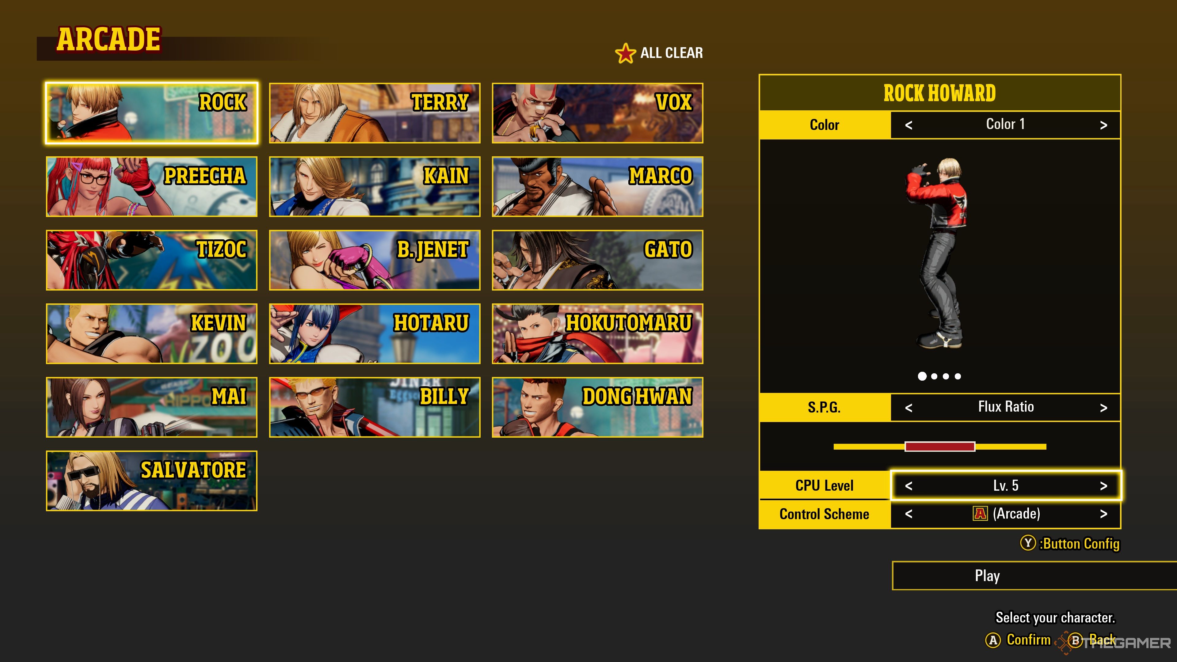 Fatal-Fury-City-Of-The-Wolves-Rock-Howard-Arcade-CPU-Level-5