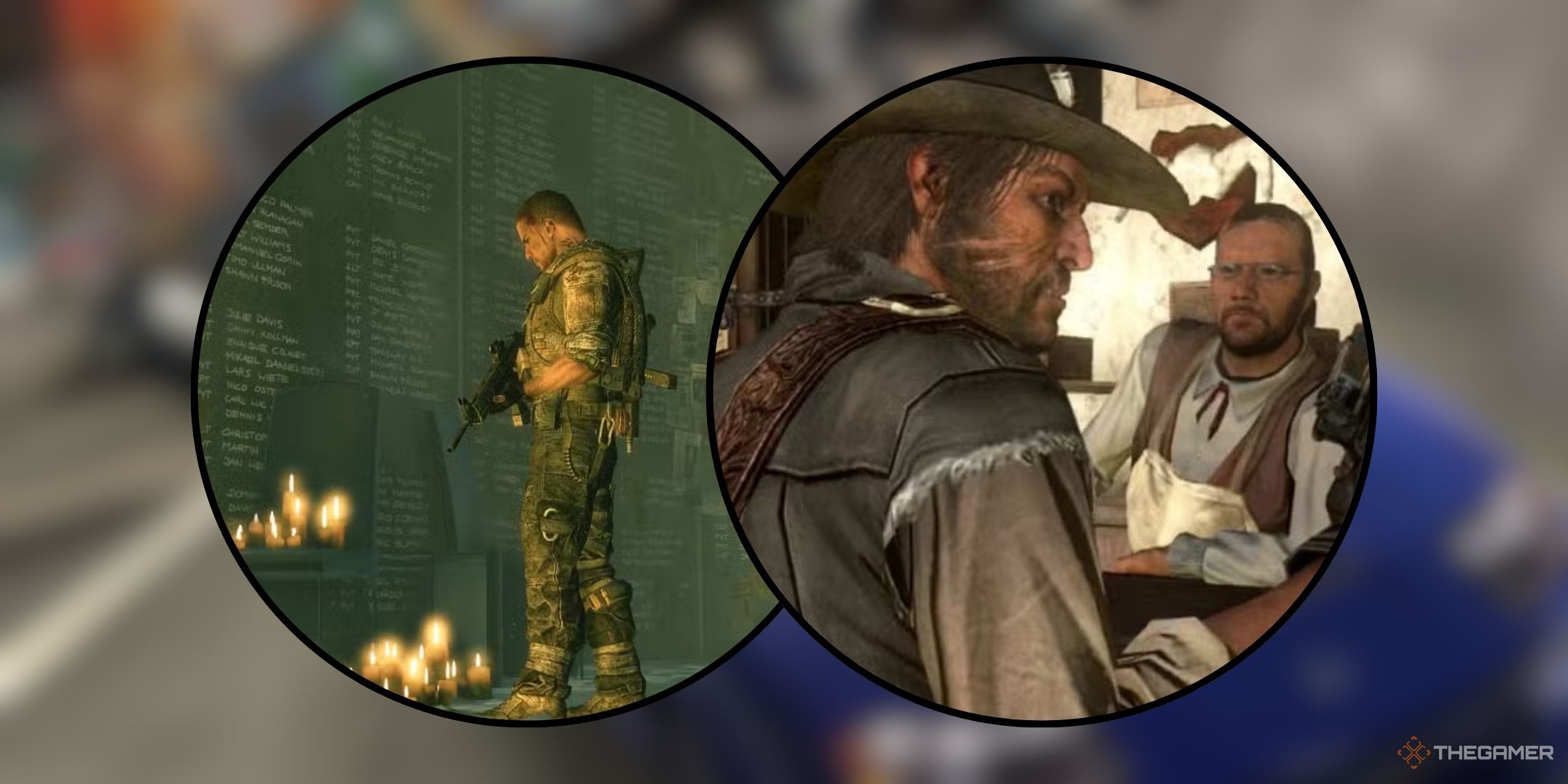 Featured image contianing images of Spec Ops The Line and Red Dead Redemption.