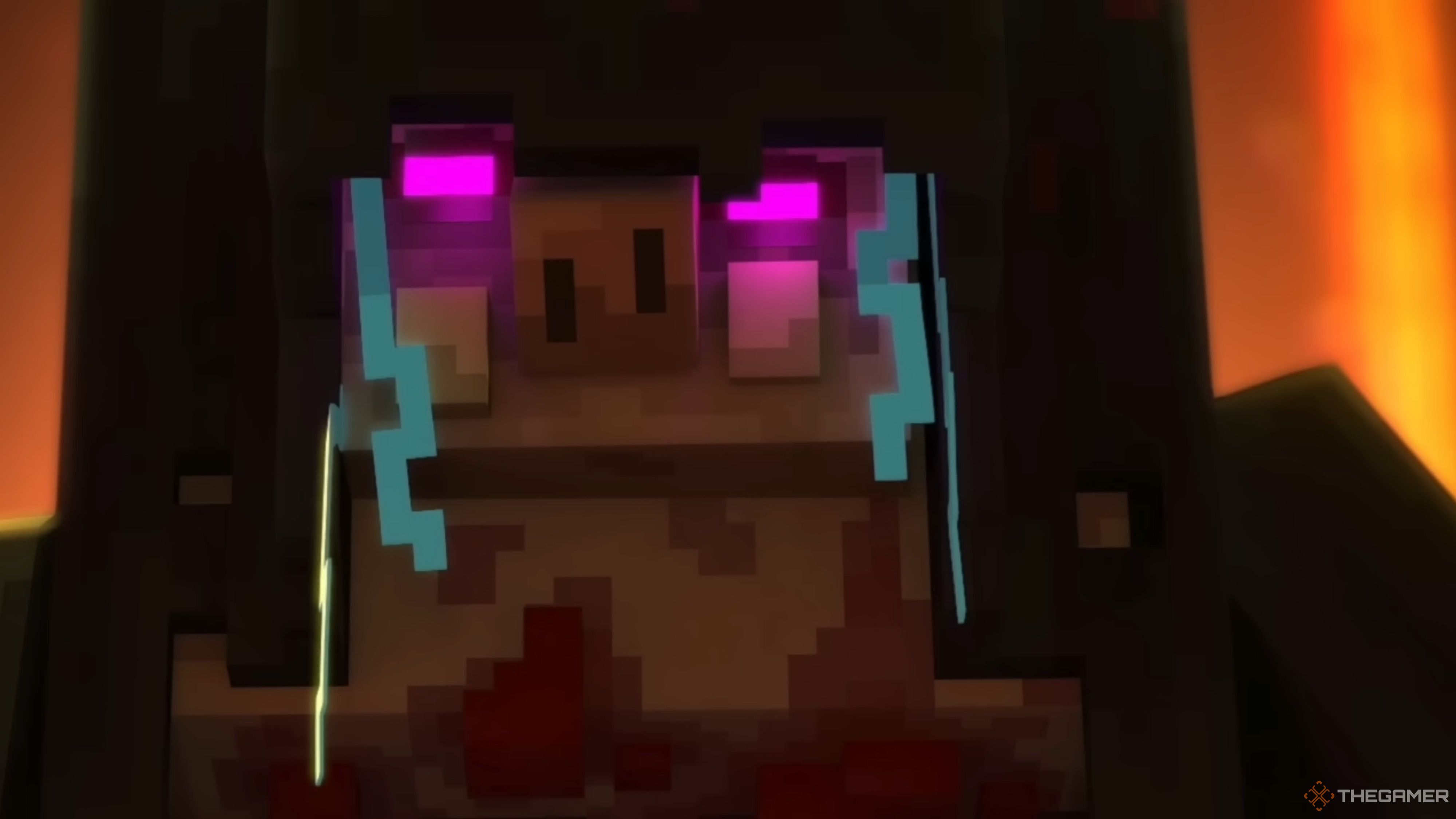 Image showing The Seer in the Nether world.
