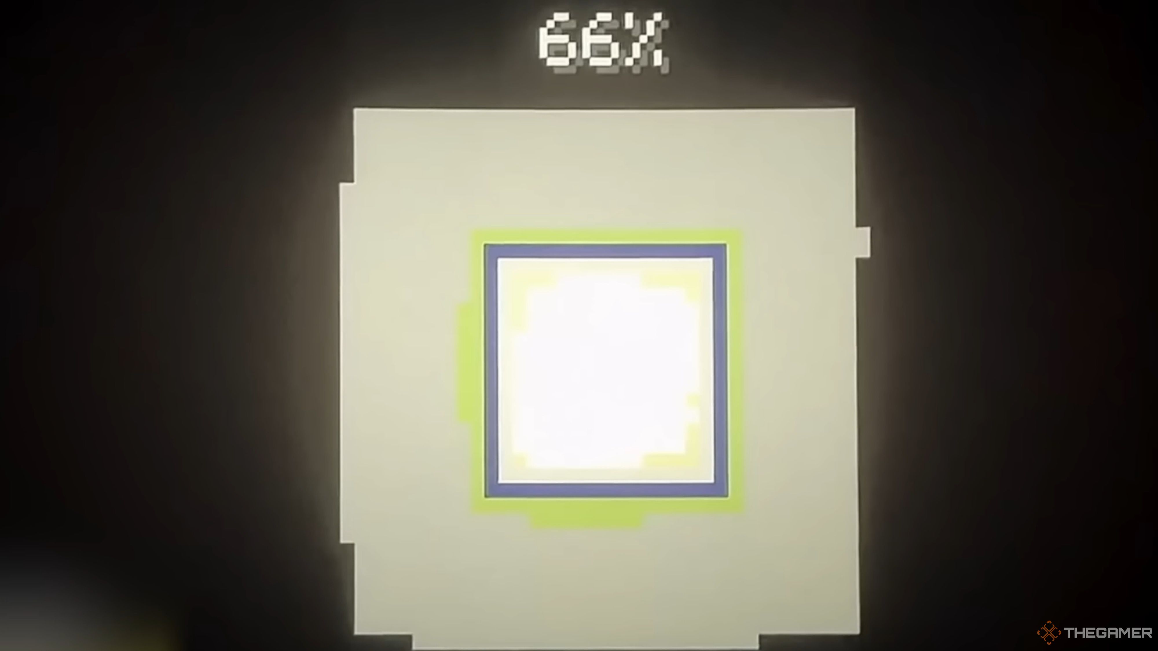 Image showing Minecraft Loading Square Frame at 66%.