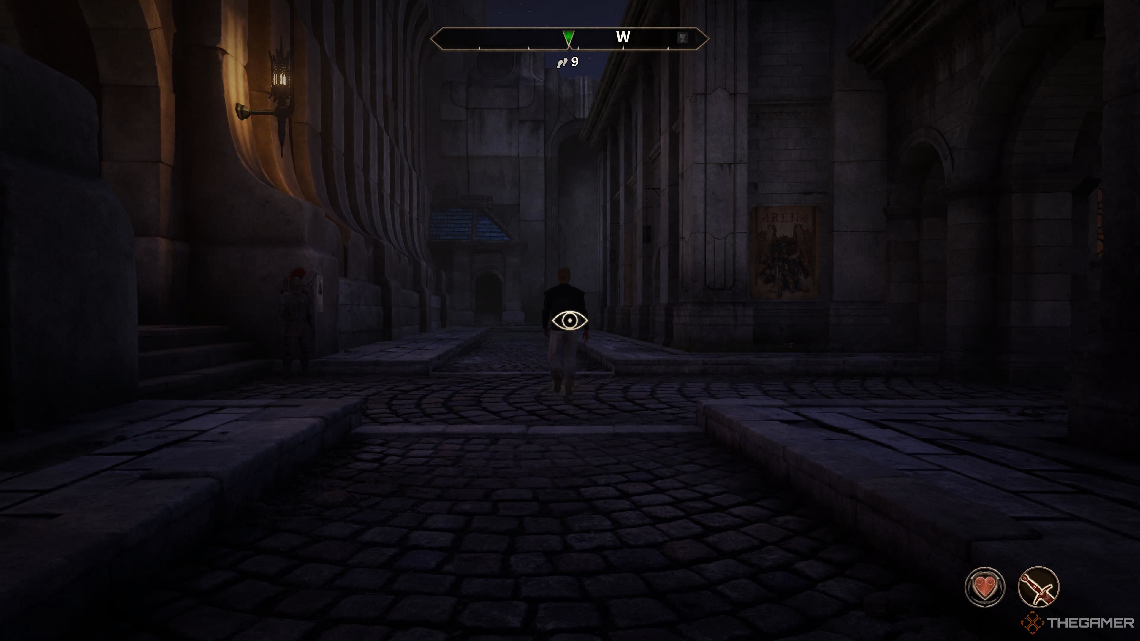 Approaching an NPC in the Market District in Oblivion Remastered.