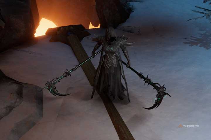 A Lich in Reaper Form standing in Last Epoch.