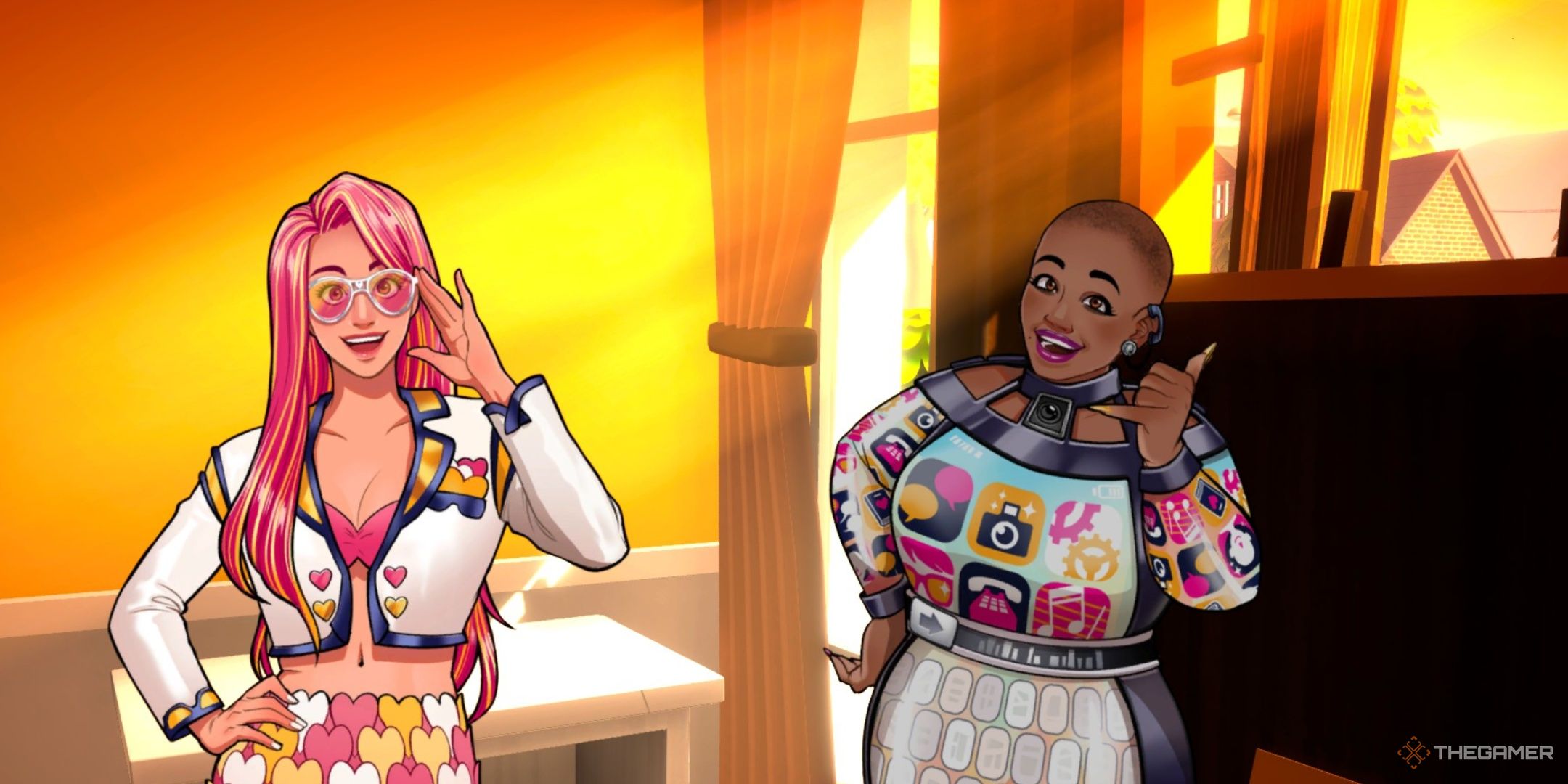 Skylar and Phoenica together in Date Everything.