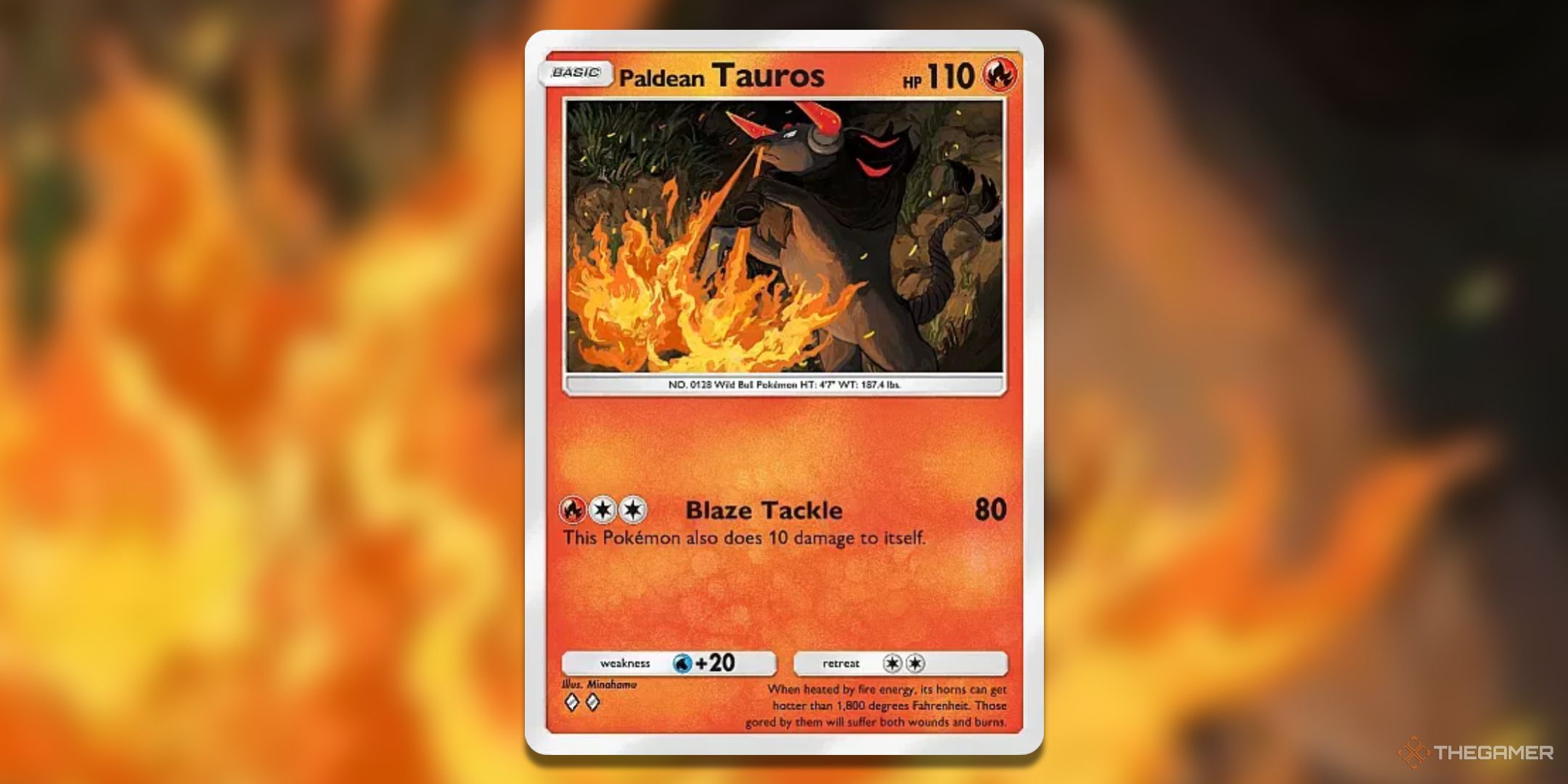 Paldean Tauros Pokemon TCG Pocket Shining Revelry Card Art.