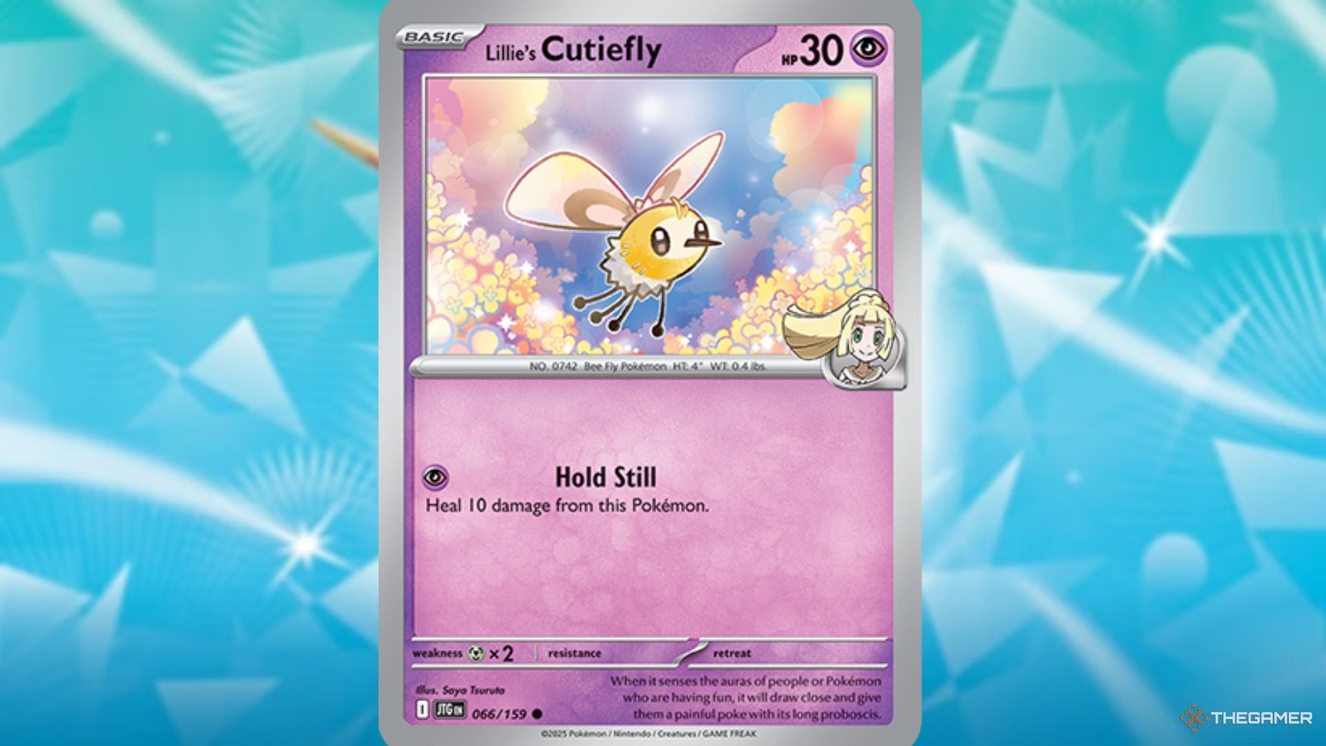 Lillie's Cutiefly in Pokemon TCG.