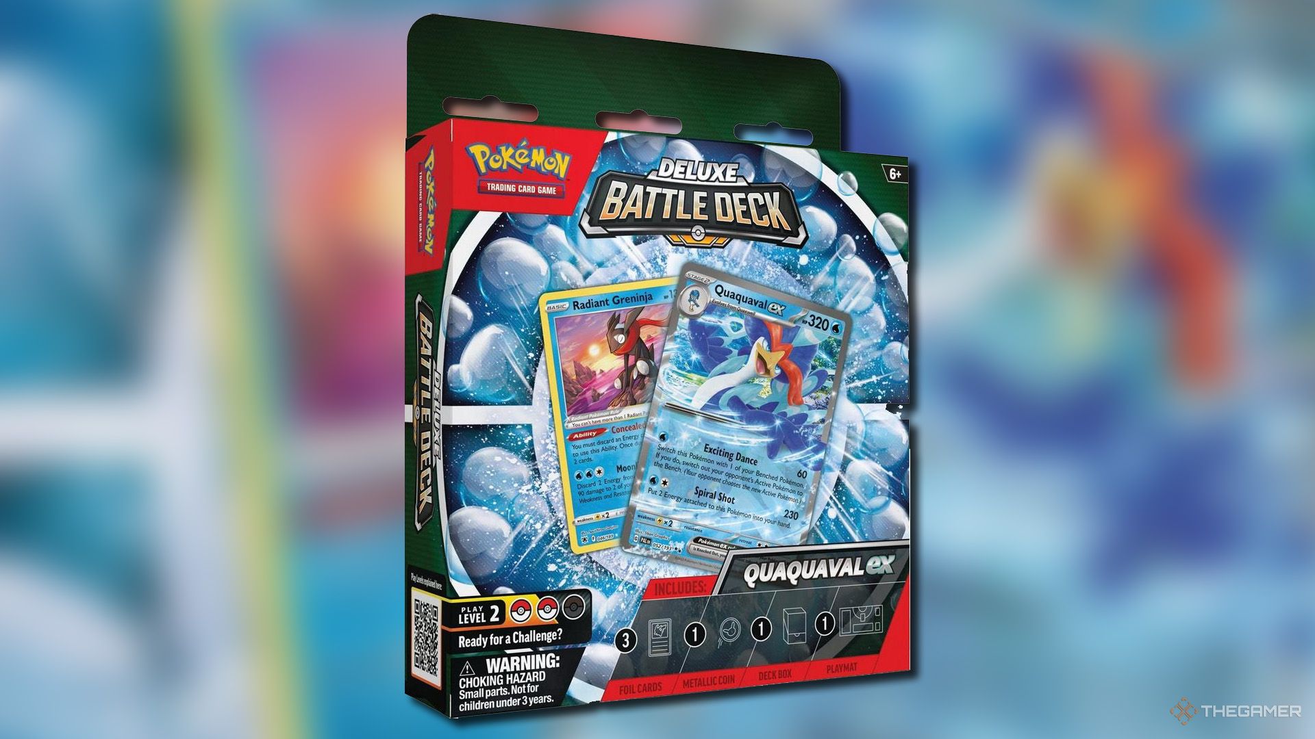 Quaquaval ex deluxe battle deck from Pokemon TCG