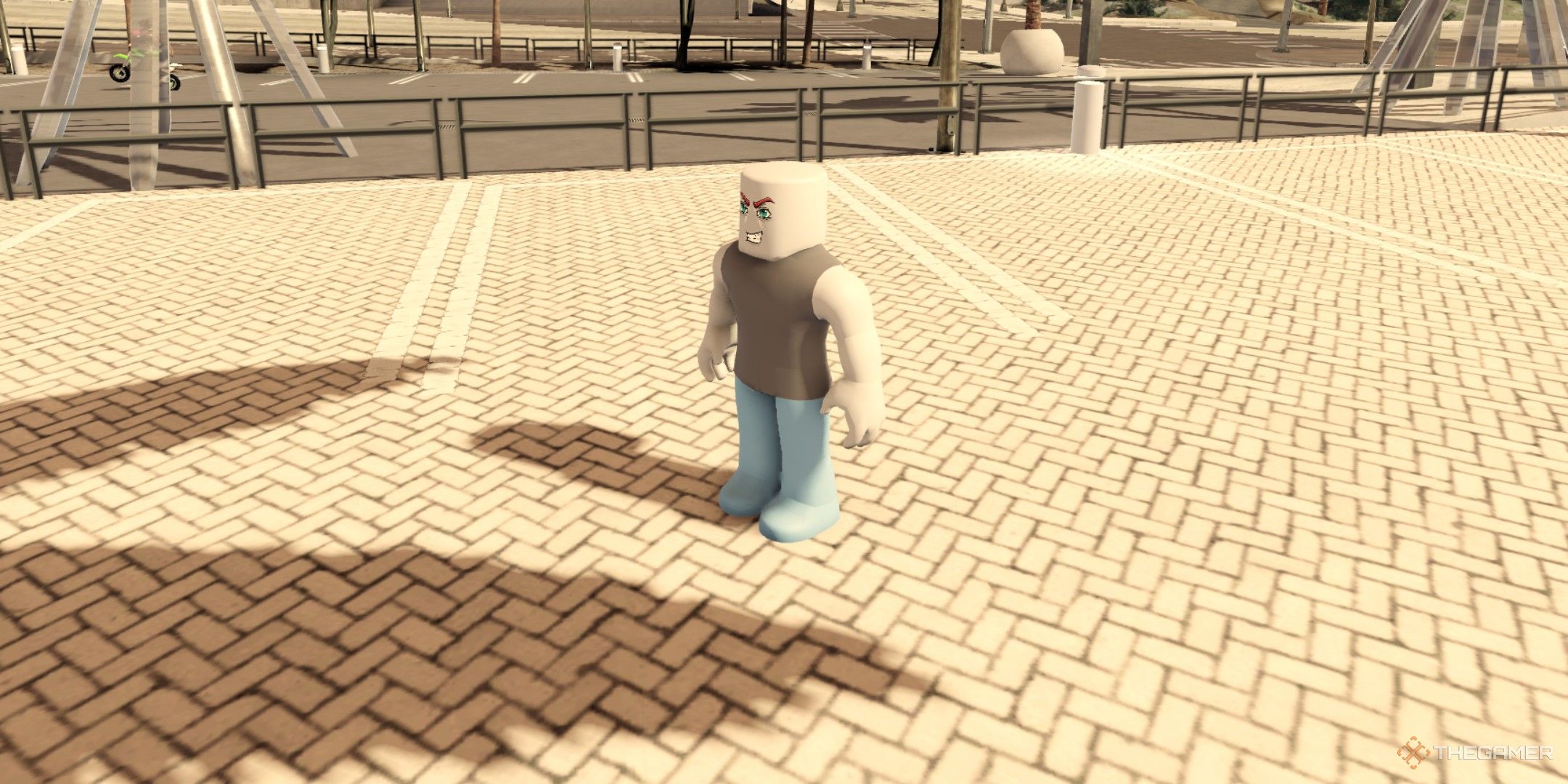 a player in Urban Moto on Roblox 