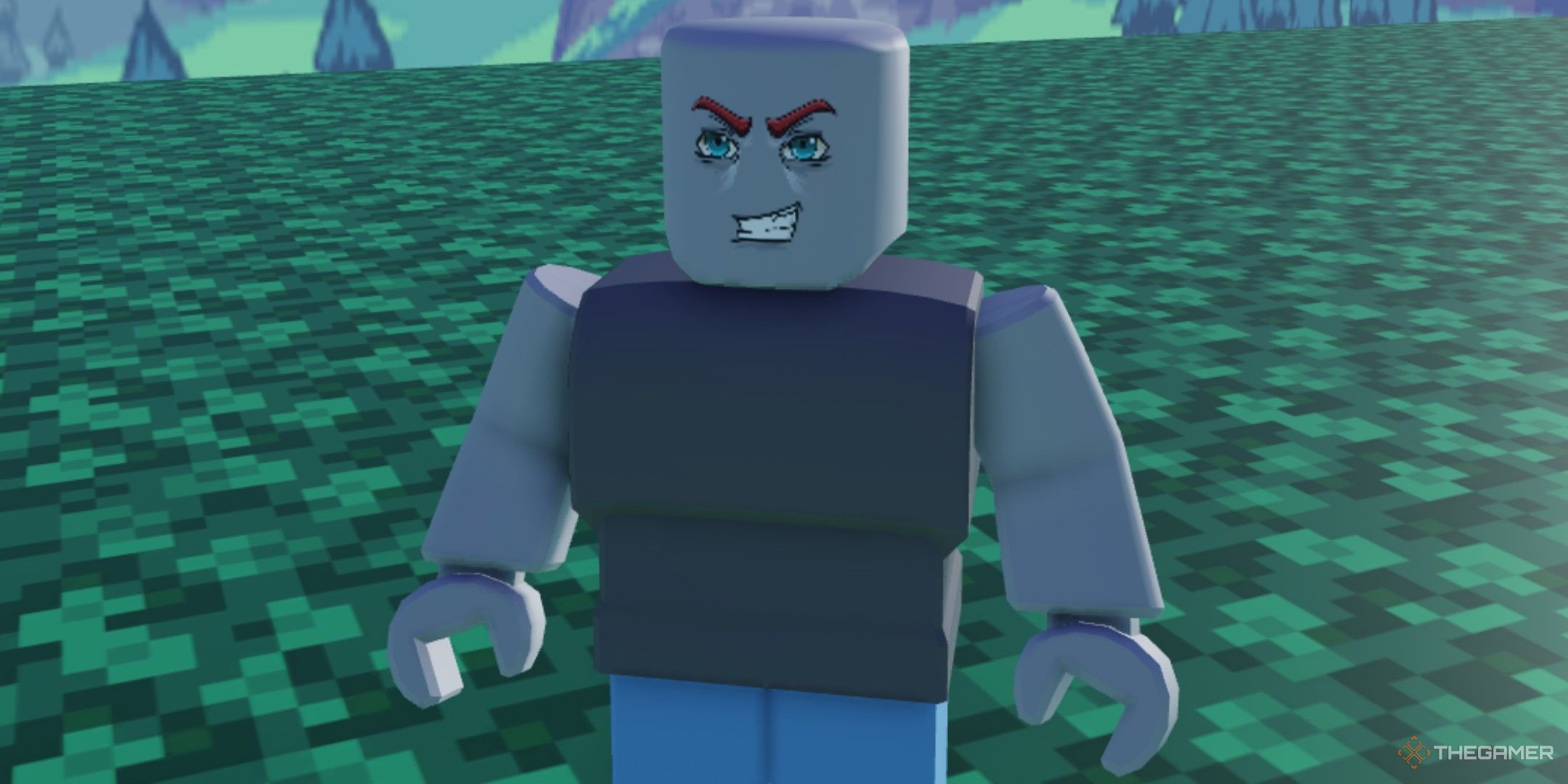 a player in Terraria Tower Defense on Roblox