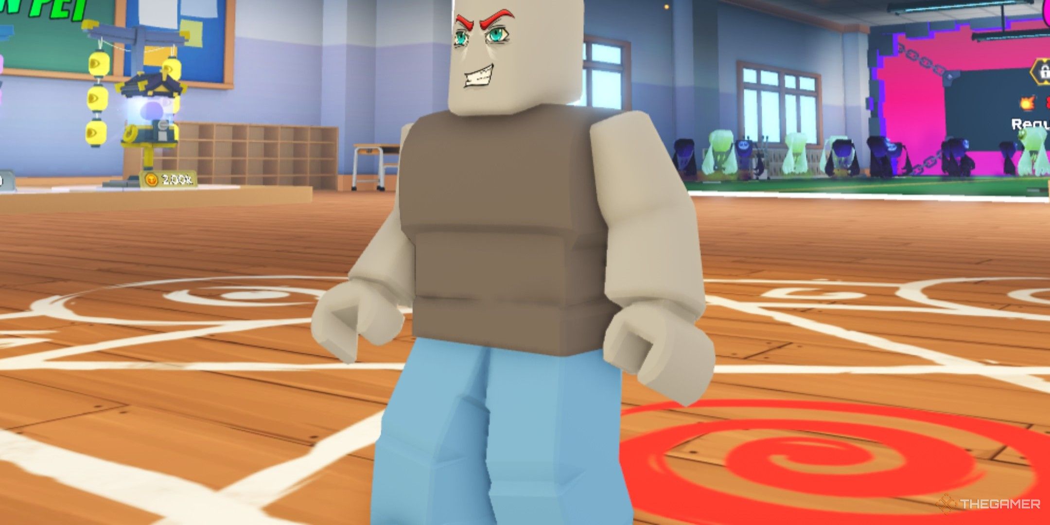 a player in Force Master X on Roblox
