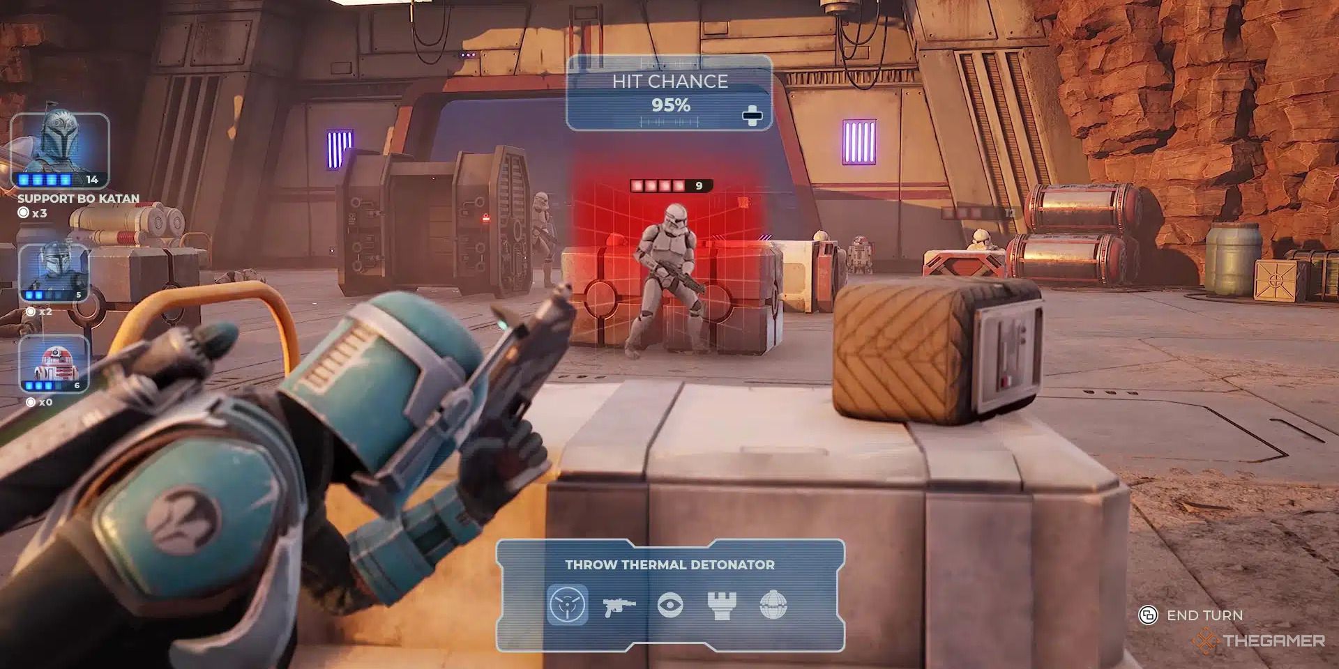 A screenshot of Star Wars Bruno's UI.
