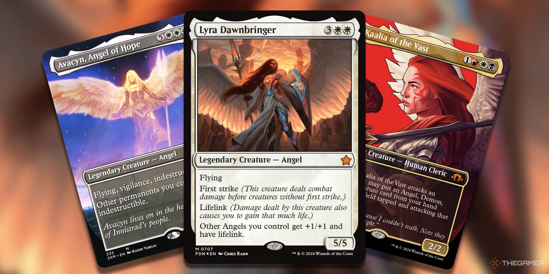 Three of the best Angel Magic the Gathering commanders. (1)