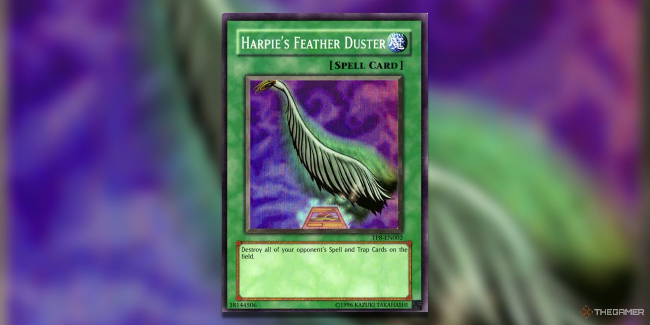 Tournament Pack 9 Harpie's Feather Duster Yu-Gi-Oh! TCG card art.
