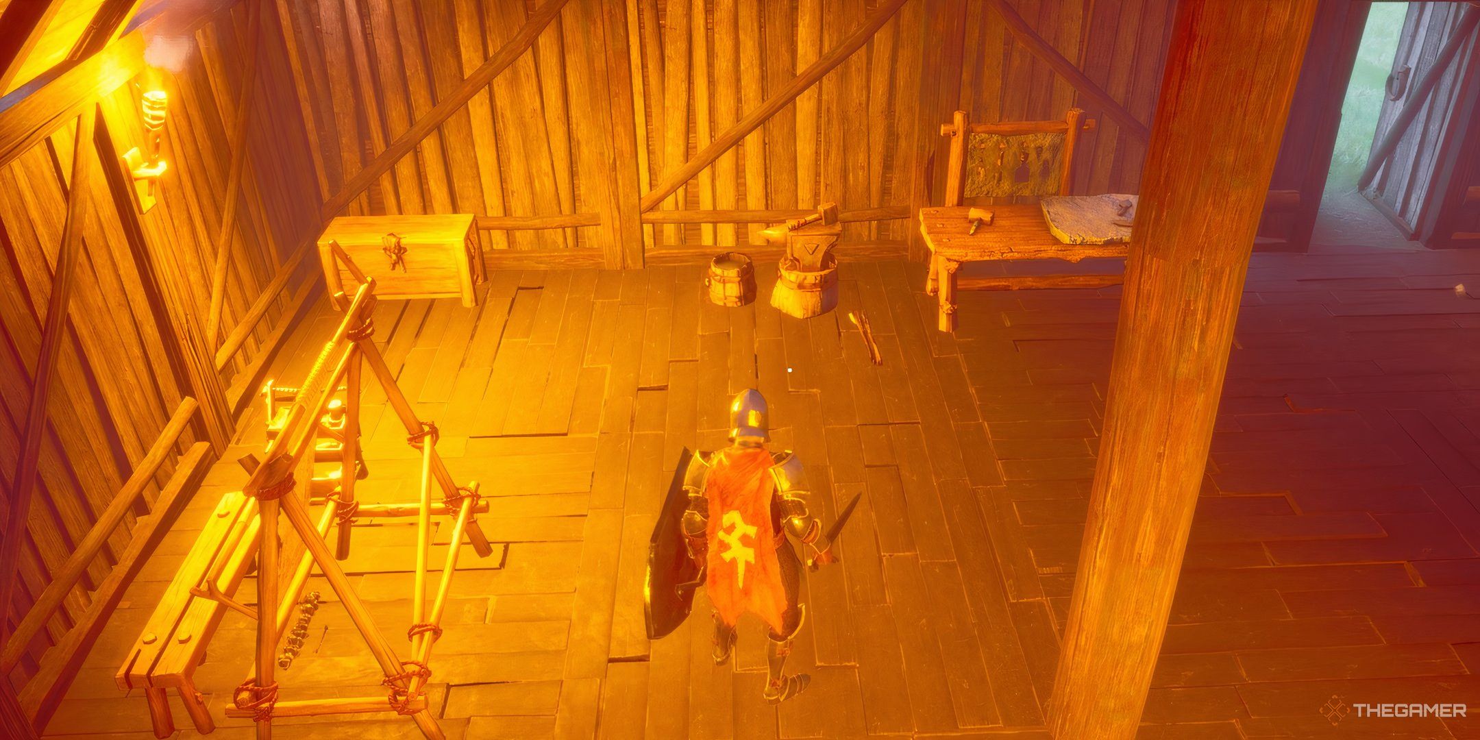 Smithing anvil in Runescape: Dragonwilds.