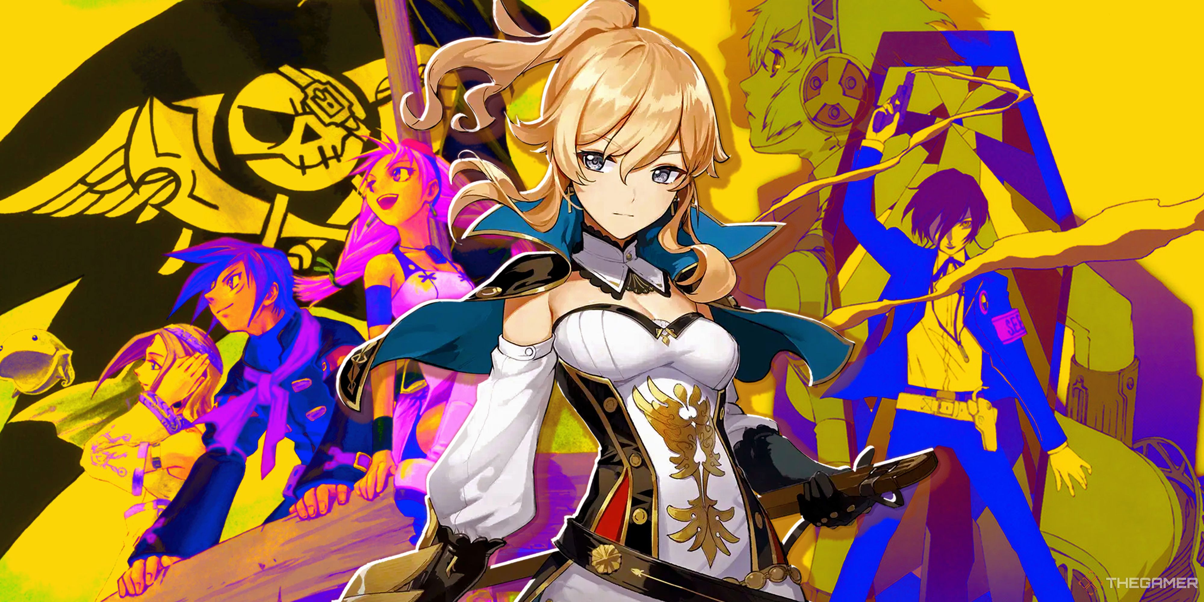 Skies of Arcadia, Genshin Impact and Persona 3.