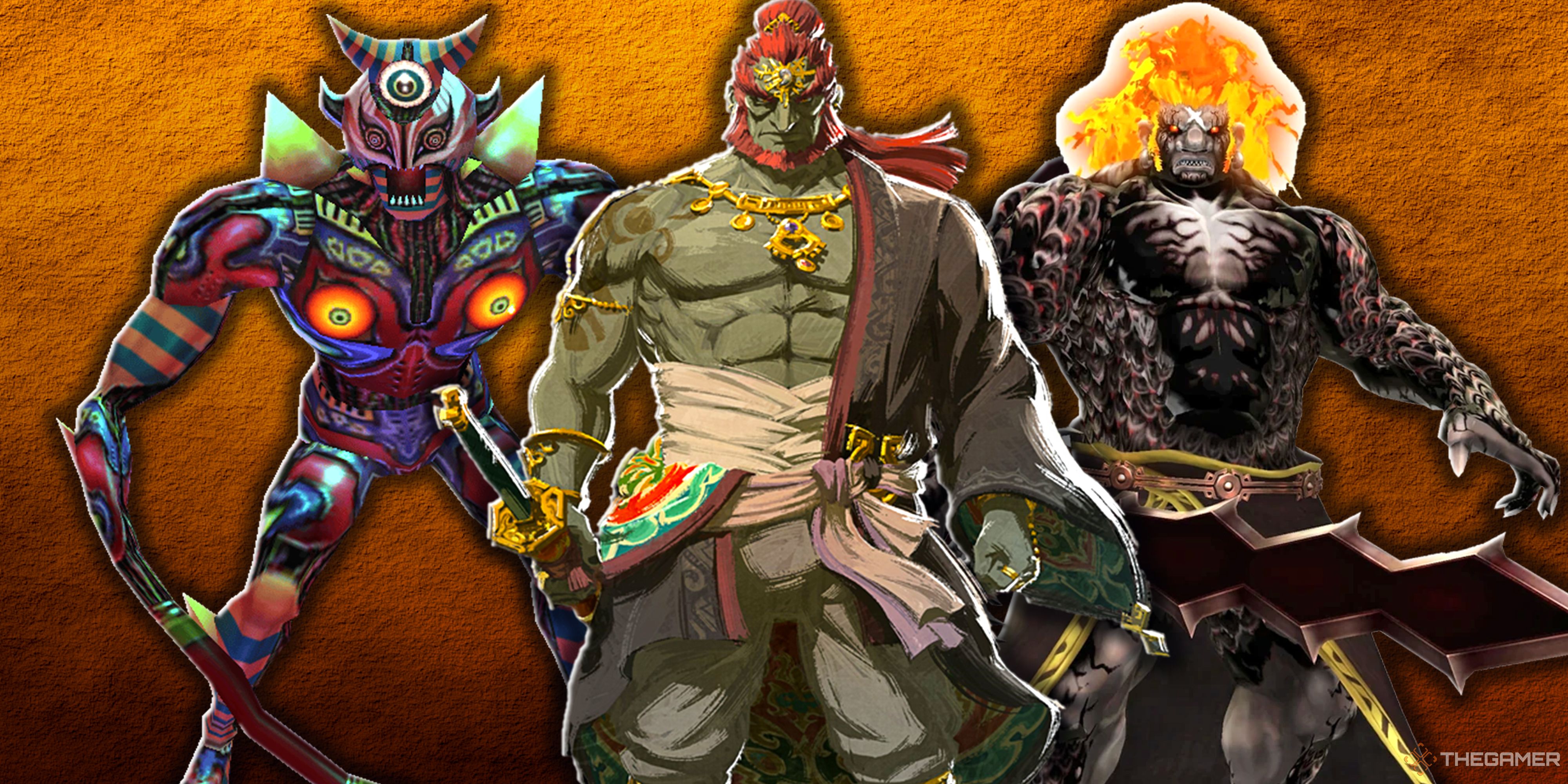 Majoras Wrath, Ganondorf and Demise.
