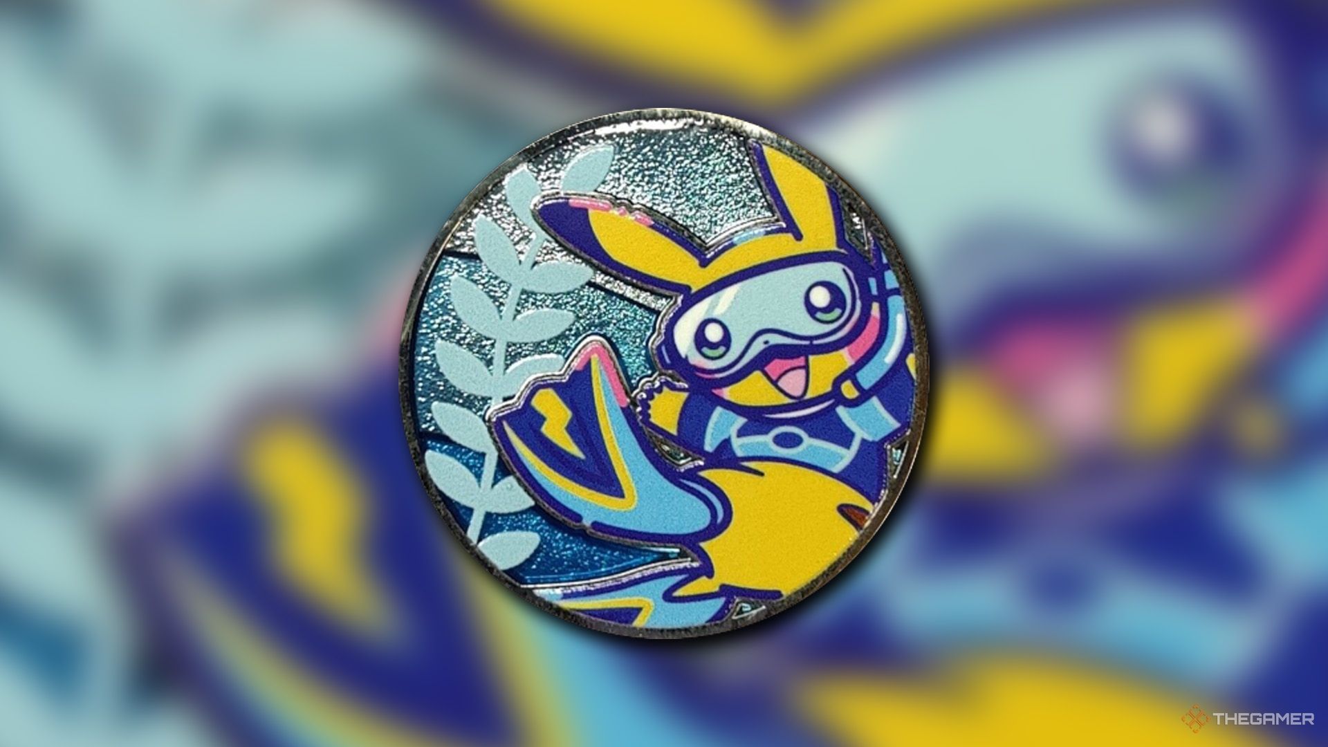 2024 Pokemon World Championships Metal Pikachu Coin from Pokemon TCG.