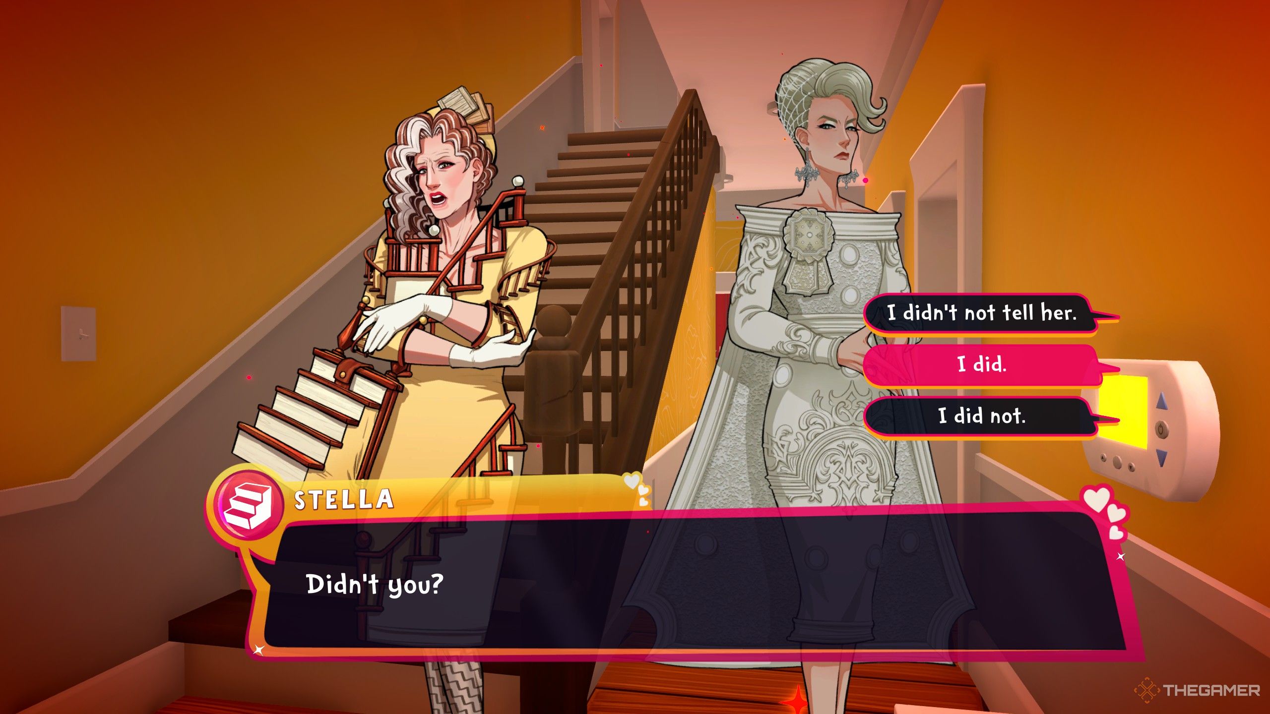 Stella accusing you with Celia in Date Everything.