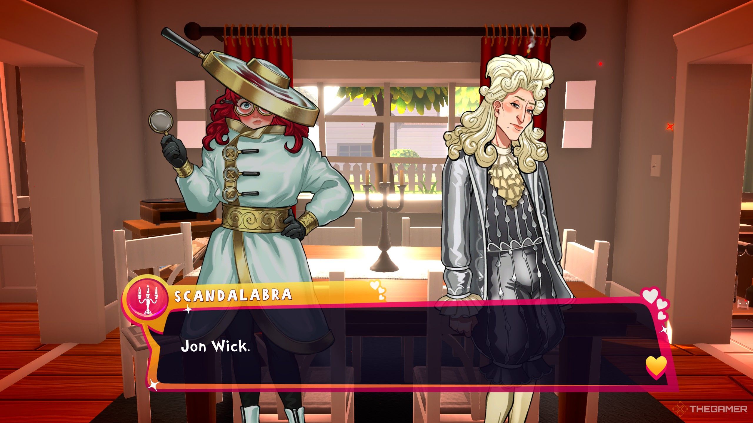 Scandalabra revealing his name as Jon Wick in date everything.