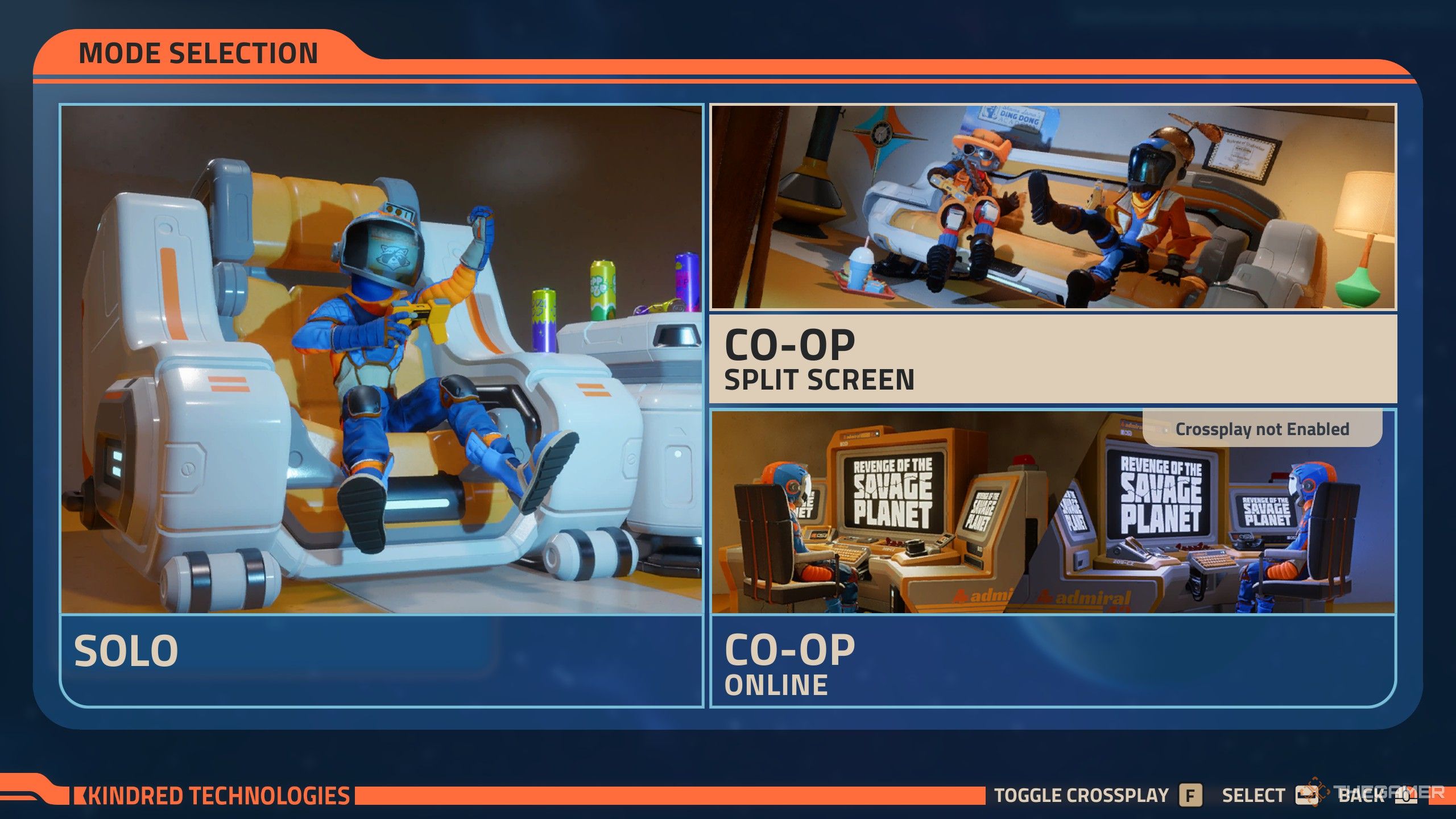 The co-op options in revenge of the savage planet.