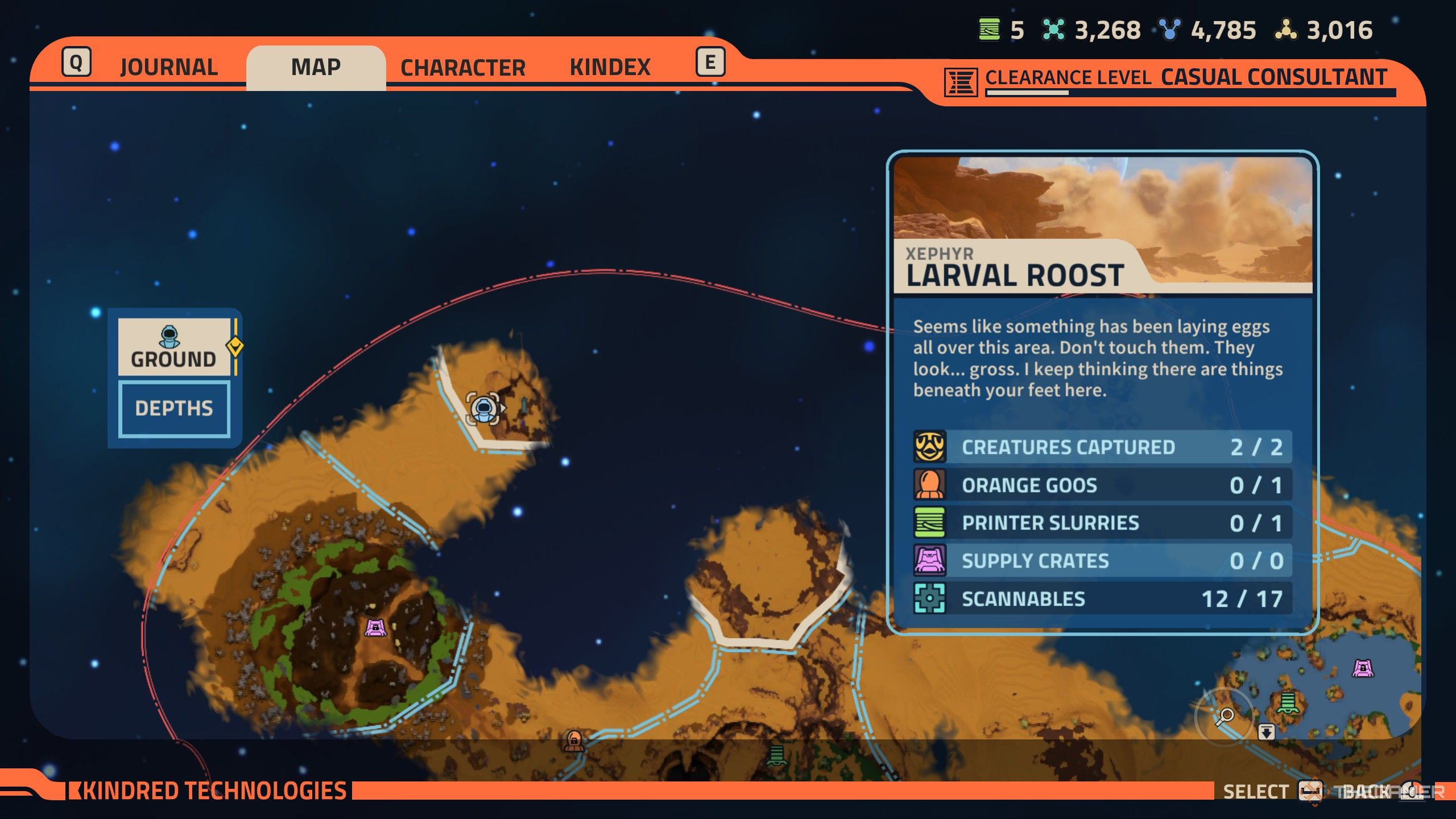 Revenge of the savage planet xephyr selfie location 4 larval roost.