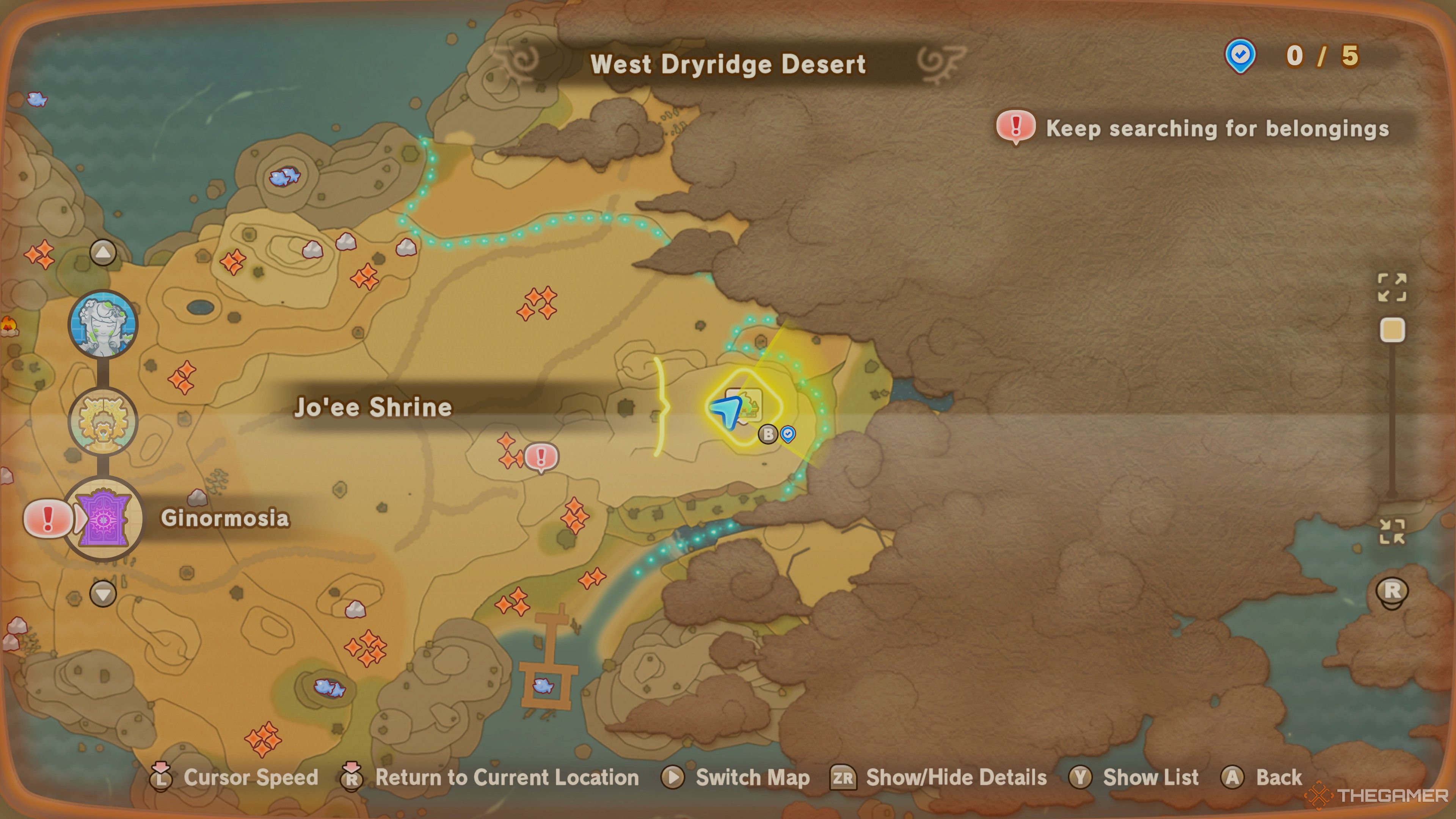 Jo'ee Shrine in Ginormosia in Fantasy Life i.