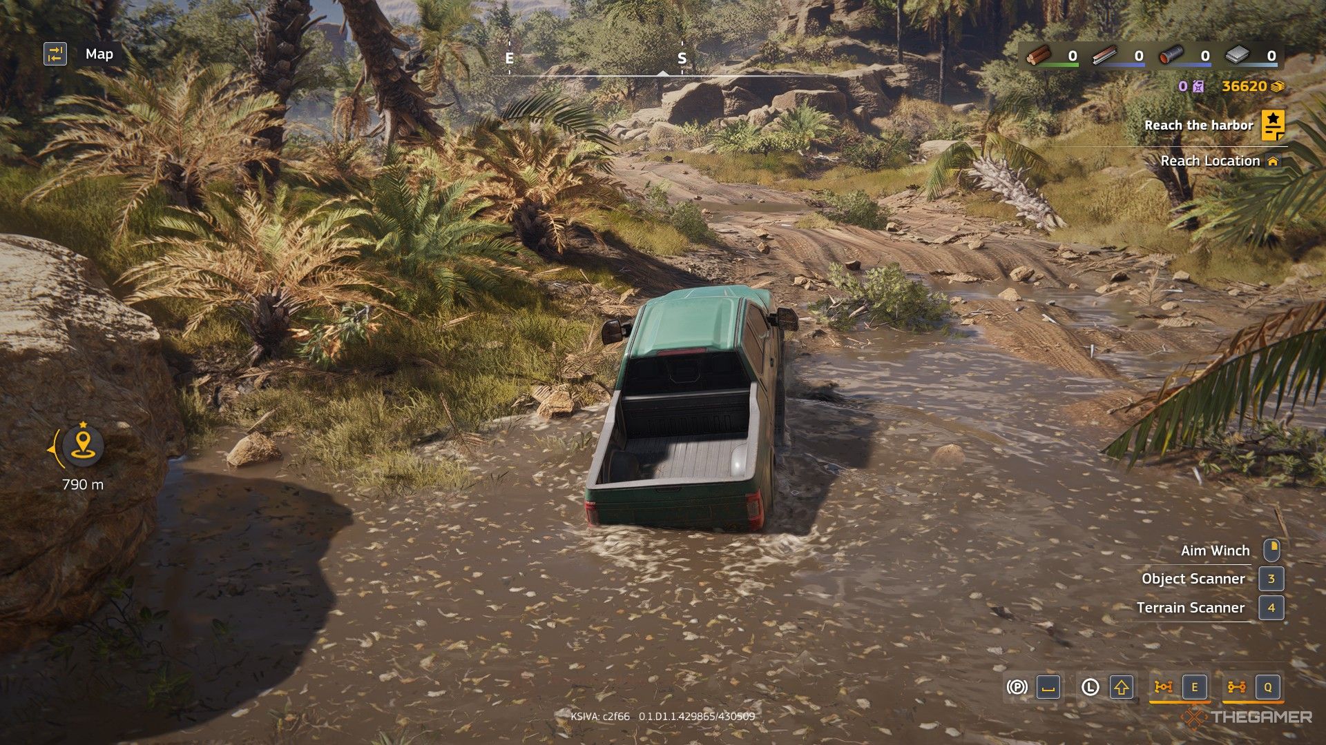 a minuteman scout vehicle drives through deep water in roadcraft.