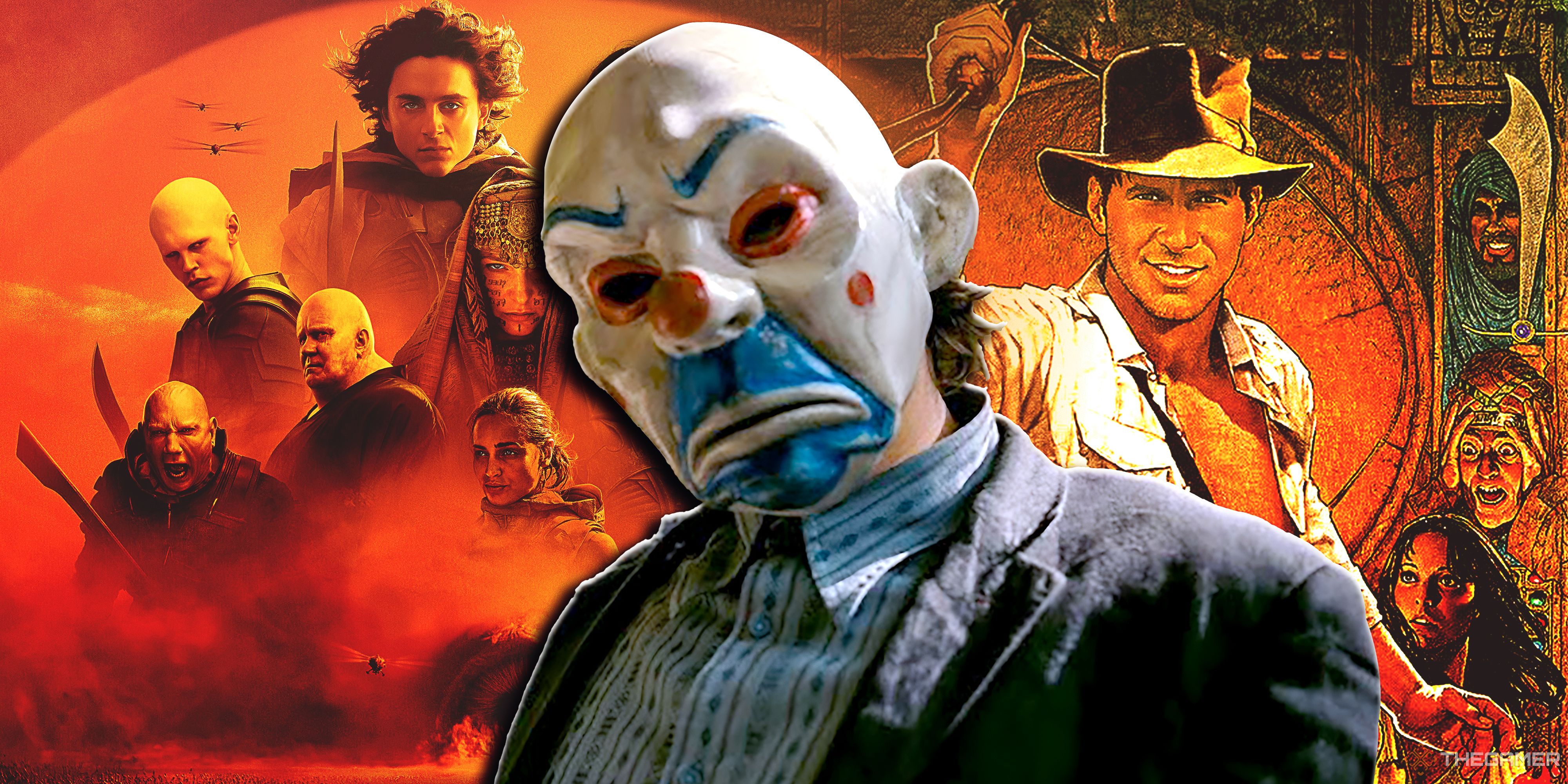 Dune Part Two, The Dark Knight and Raiders Of The Lost Ark.