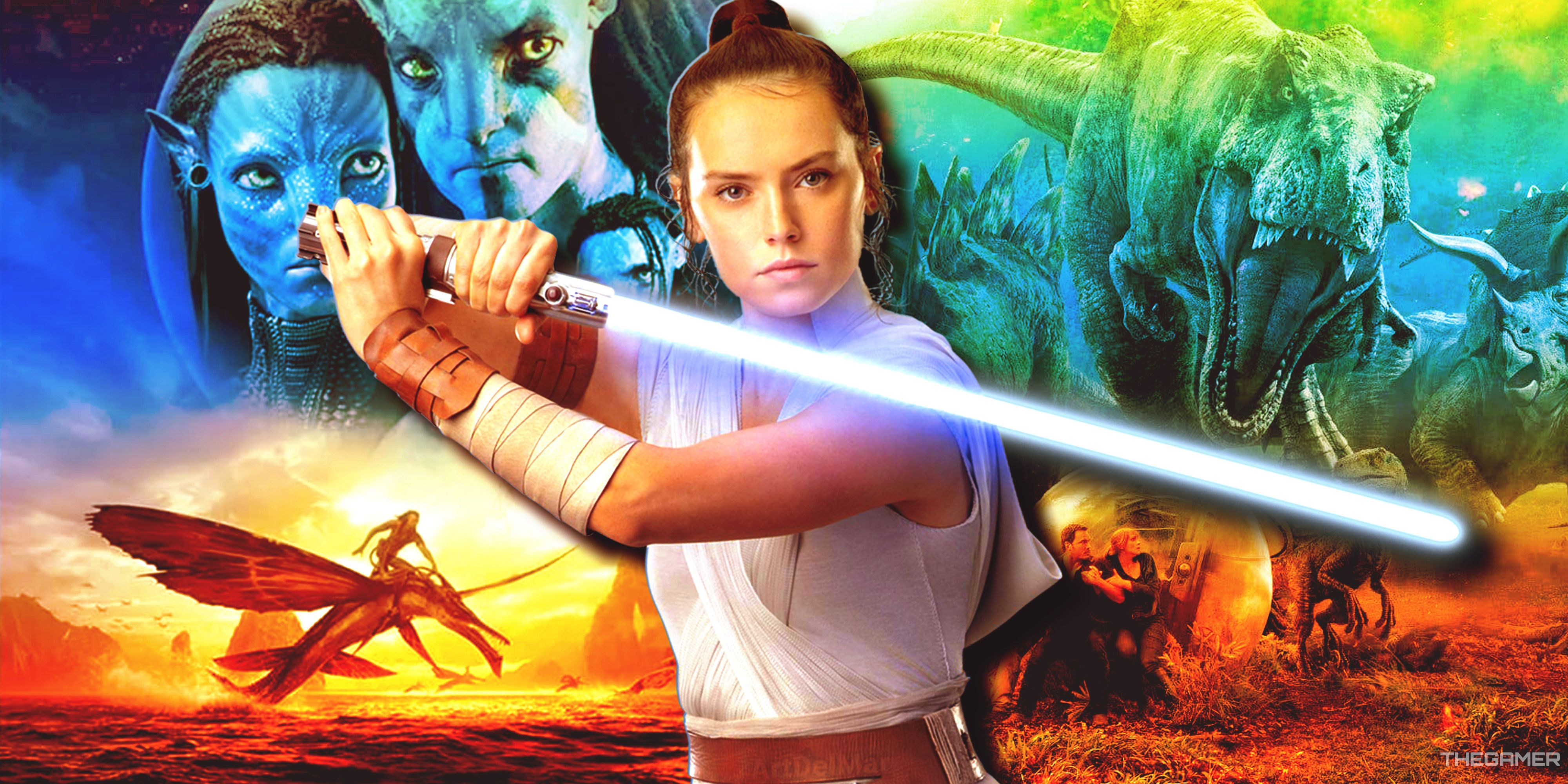 Avatar: The Way Of Water, Star Wars Episode 7: The Force Awakens and Jurassic World: Fallen Kingdom.