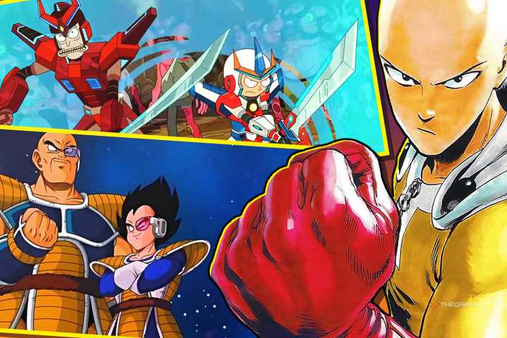 Rick and Morty, Nappa And Vegeta and Saitama.