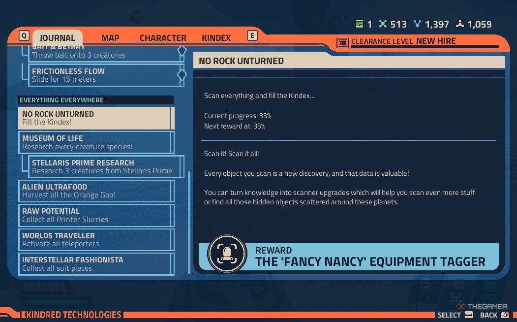 A full journal in Revenge of the Savage Planet.