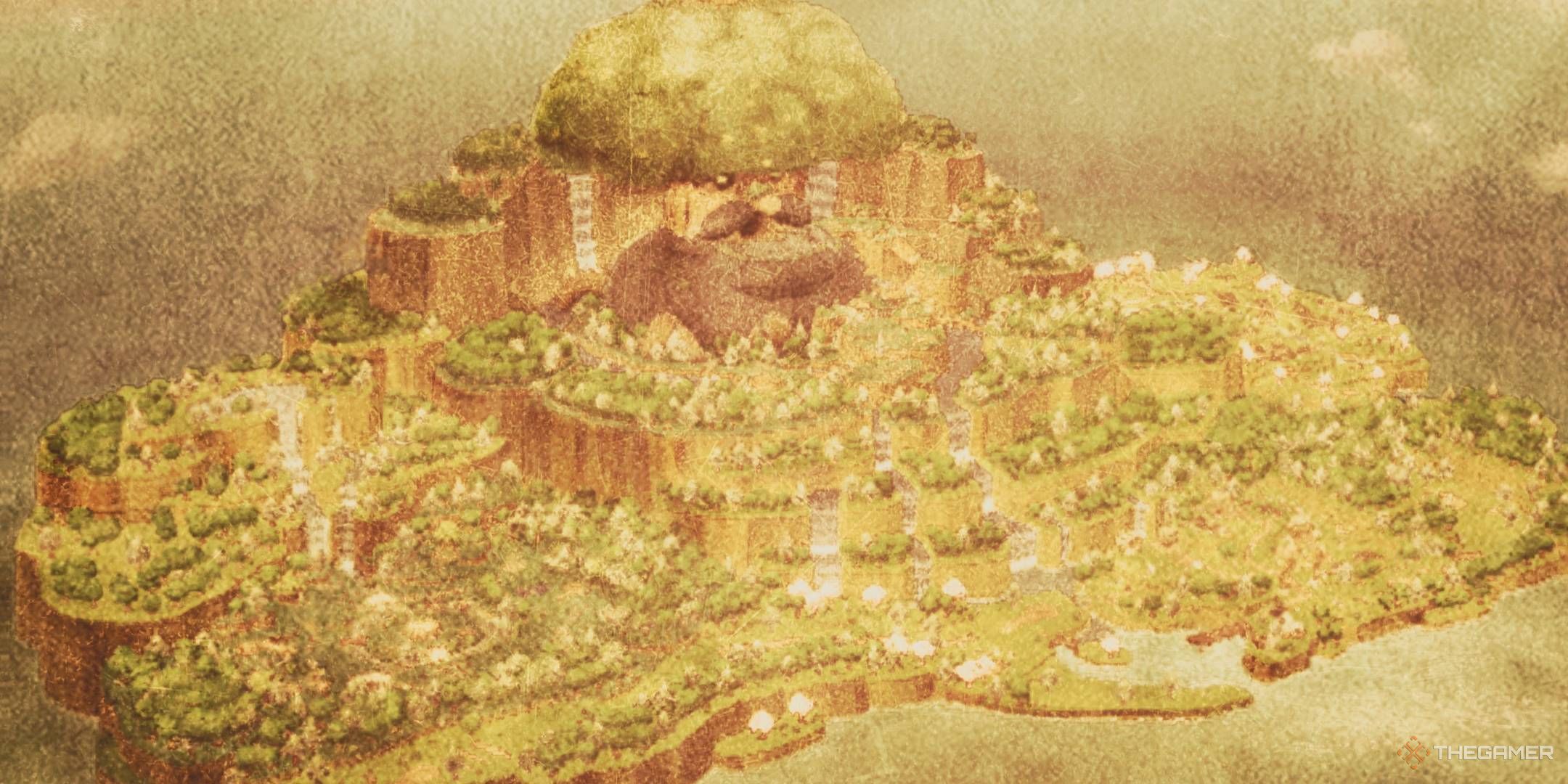 An ancient map in Fantasy Life i.