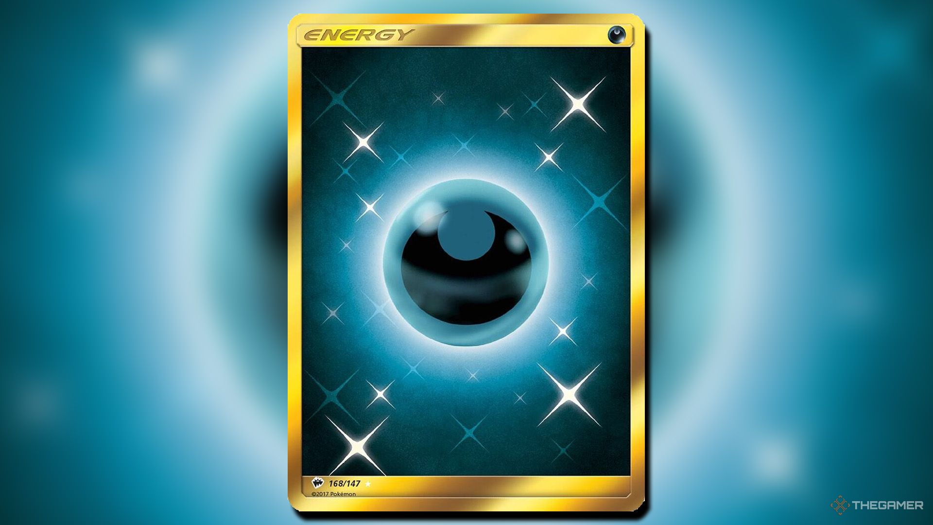 Basic Darkness Energy from the Burning Shadows set in Pokemon TCG.