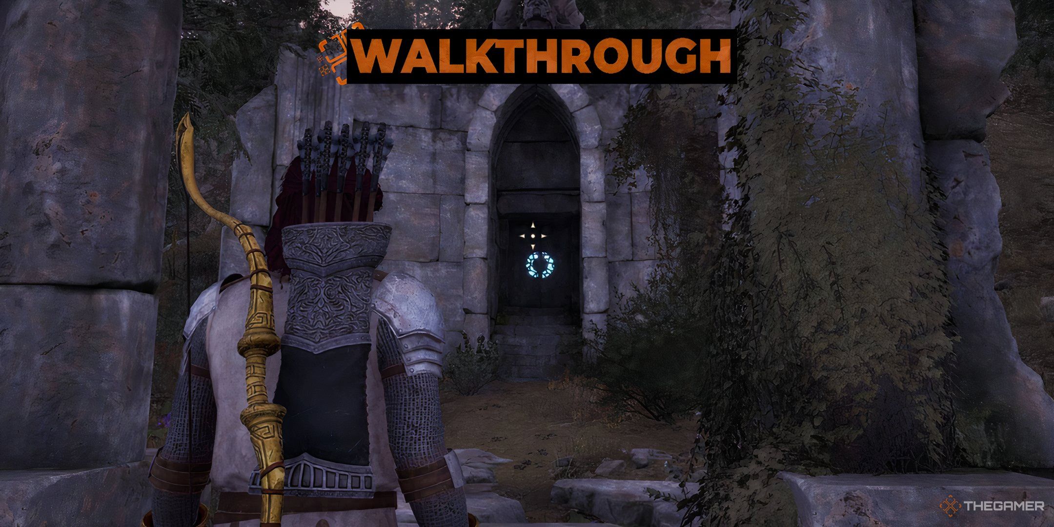 Beldaburo Ruin in Oblivion Remastered with the Walkthrough logo overlaid.