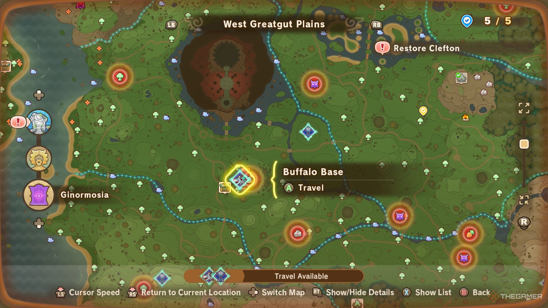Buffalo Base location in Fantasy Life i The Girl Who Steals Time.