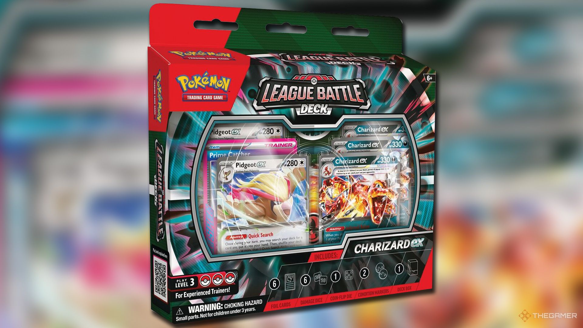 Charizard ex league battle deck in Pokemon TCG.