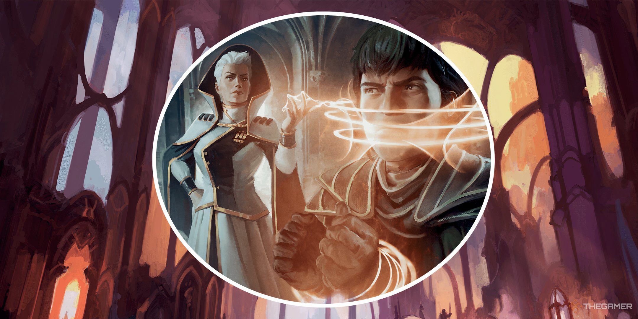 An expert player-character is interrogated by an NPC in DND.