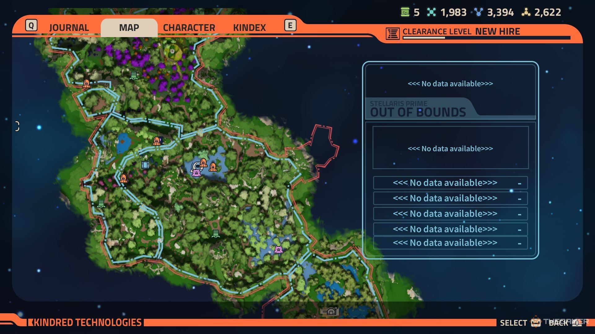 Deeper underwater Slarragon Forest supply crate map location in Revenge of the Savage Planet.