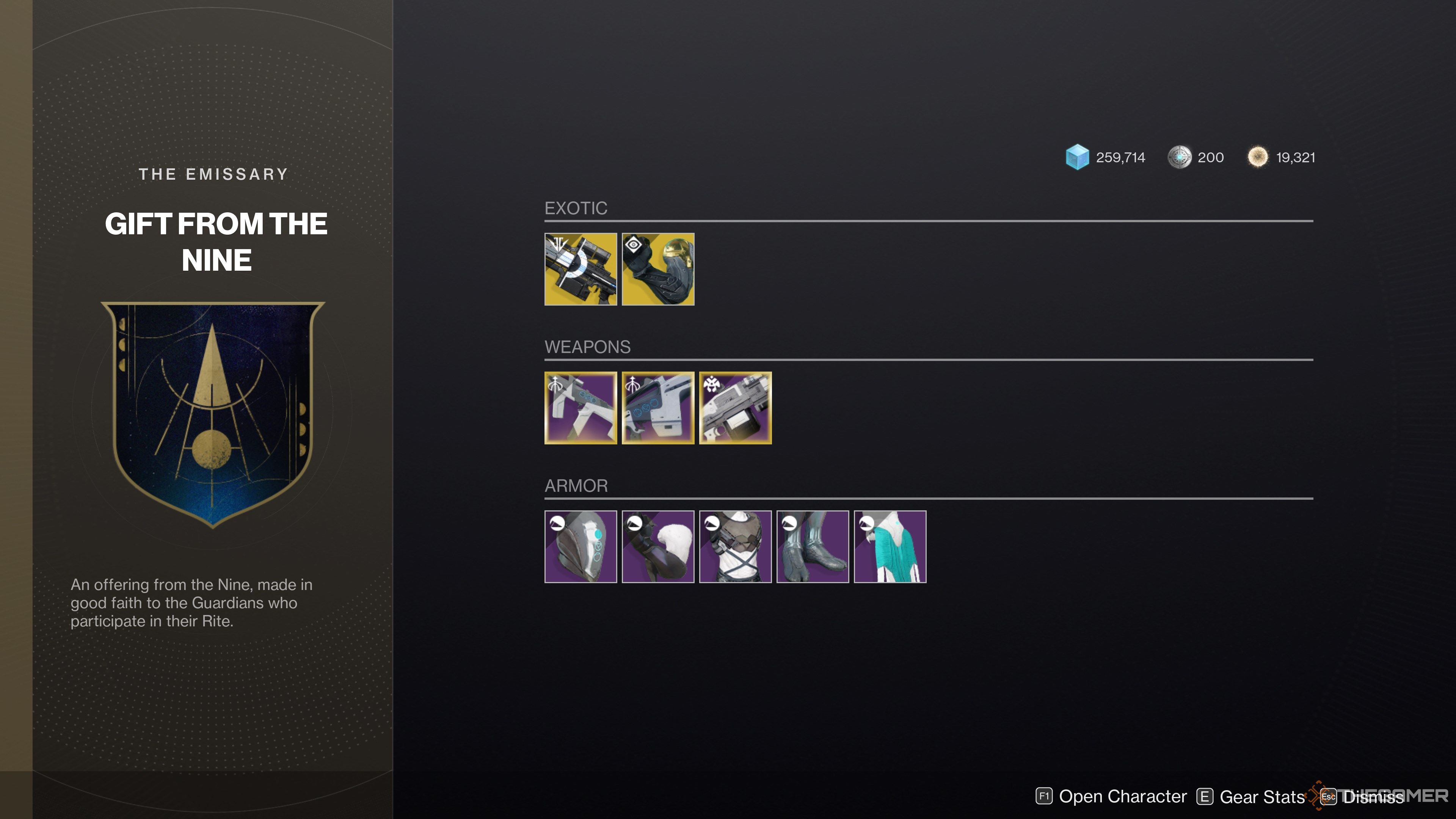 Destiny 2 Gift of the Nine
