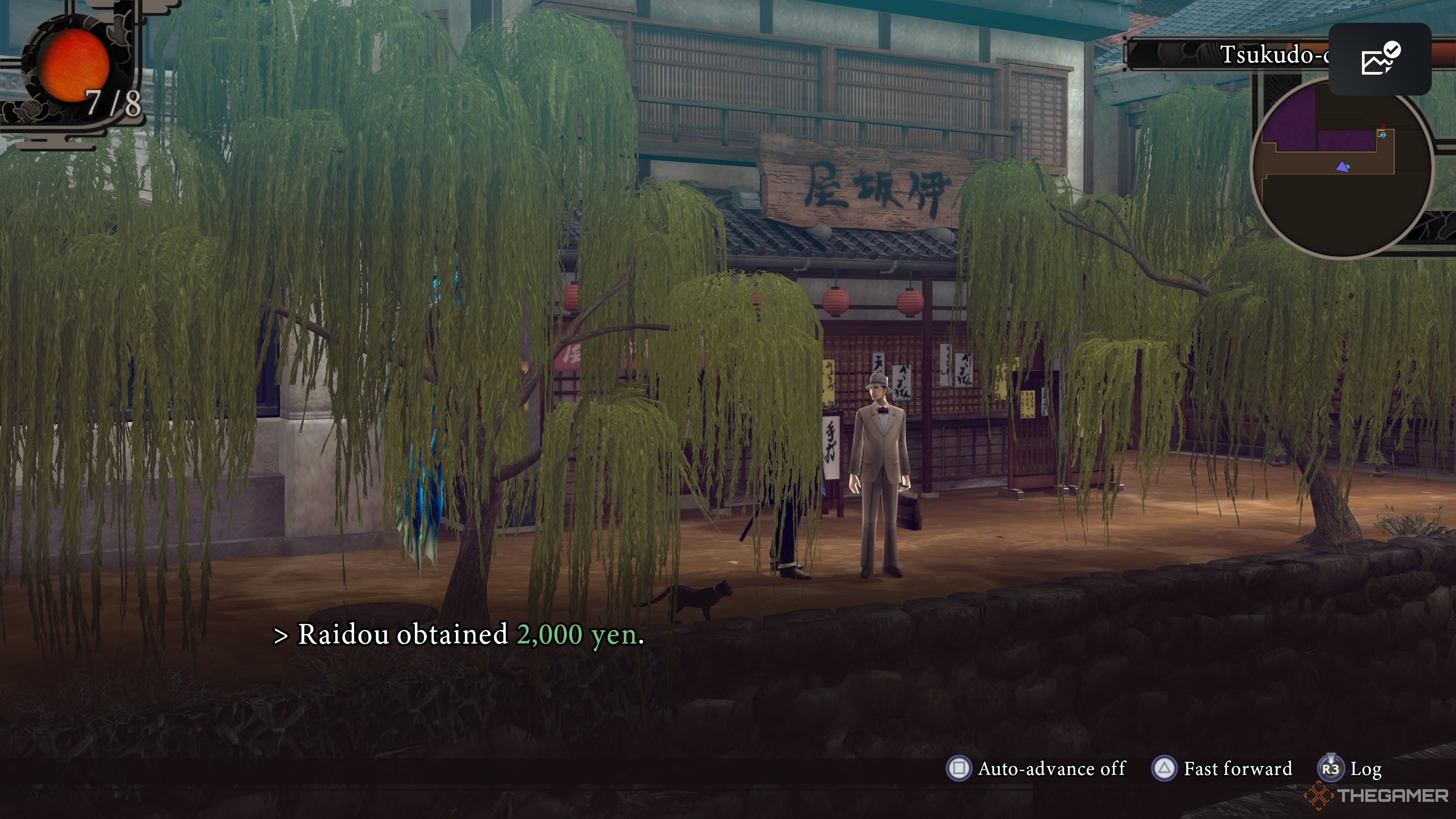 Getting paid to solve a case file in Raidou Remastered The Mystery Of The Soulless Army