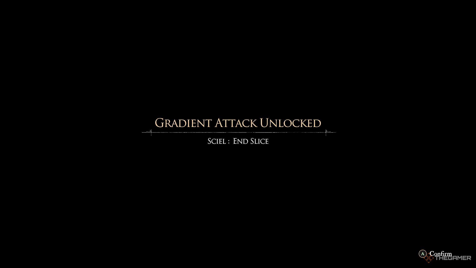Image showing that you unlocked Sciel's End Slice Gradient Attack in Clair Obscur Expedition 33.