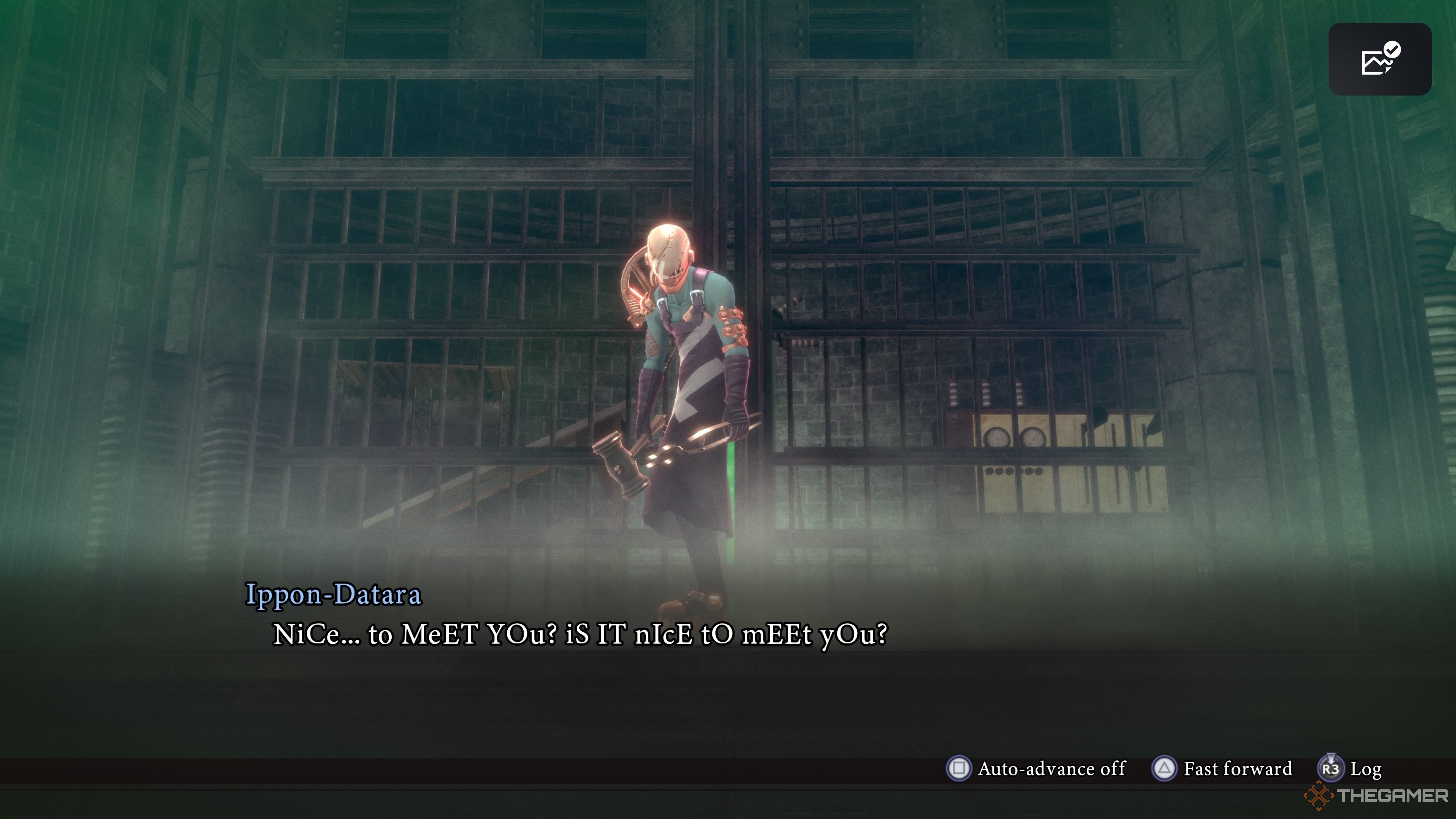 Ippon-Datara introducing itself in the Goumaden in Raidou Remastered The Mystery of the Soulless Army.