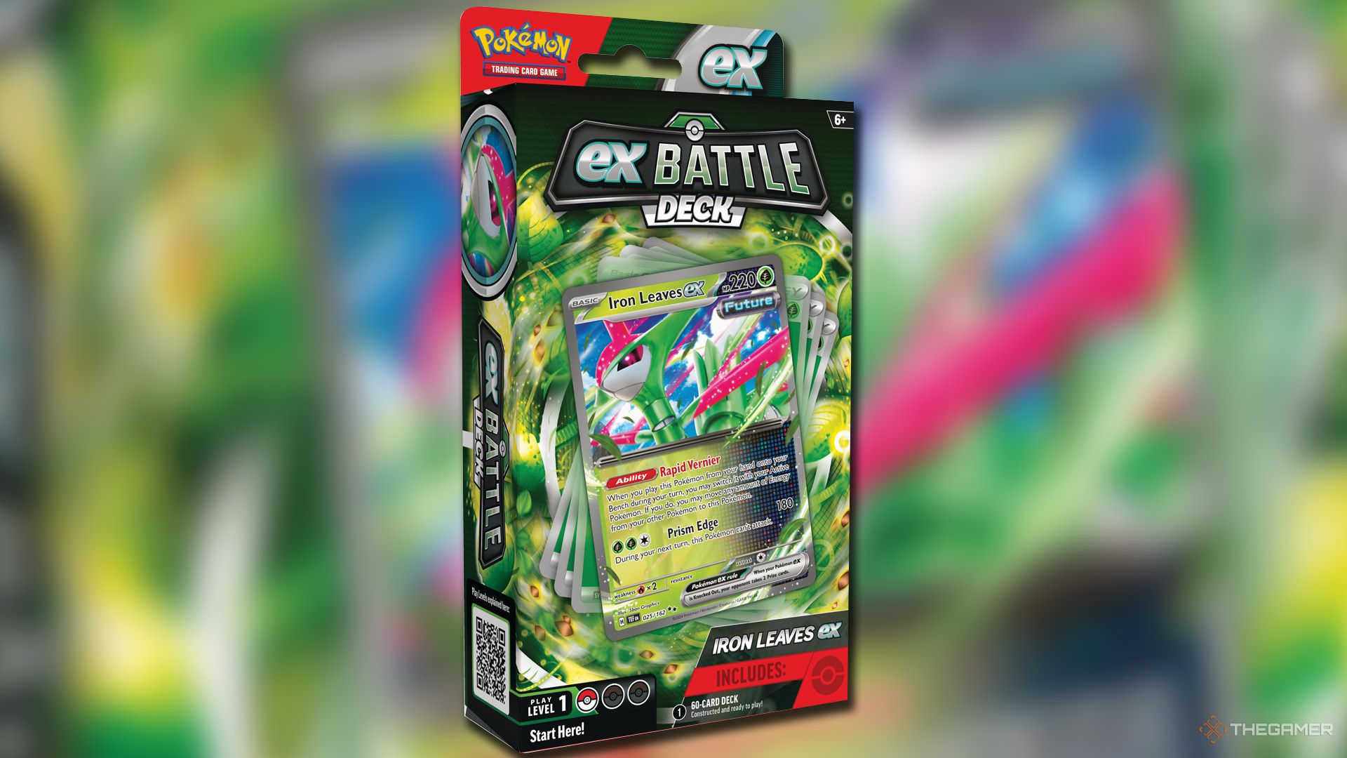 Iron Leaves ex deluxe battle deck in Pokemon TCG.