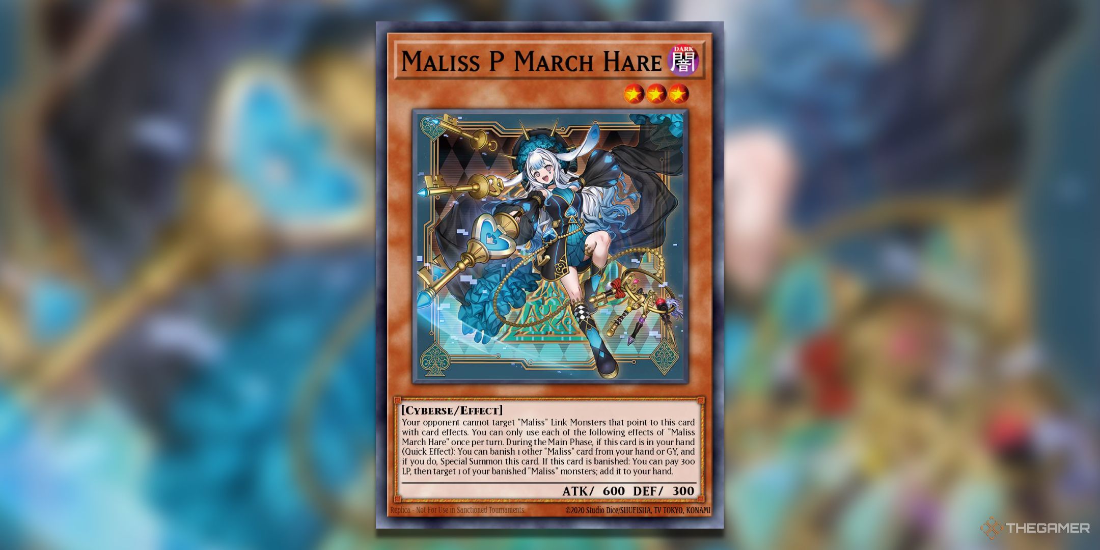 Maliss P March Hare Yu-Gi-Oh! TCG card art.