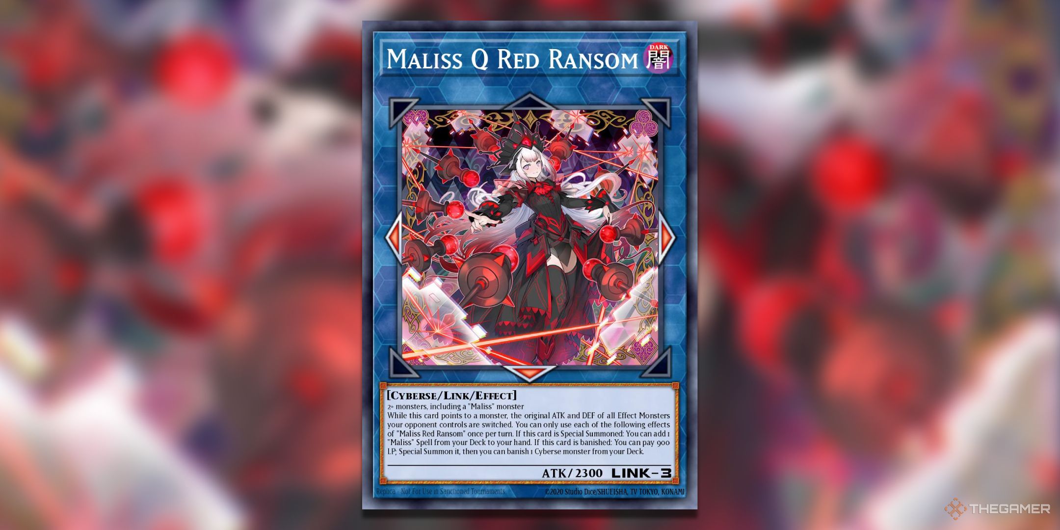 Maliss Q Red Ransom Yu-Gi-Oh! TCG card art.