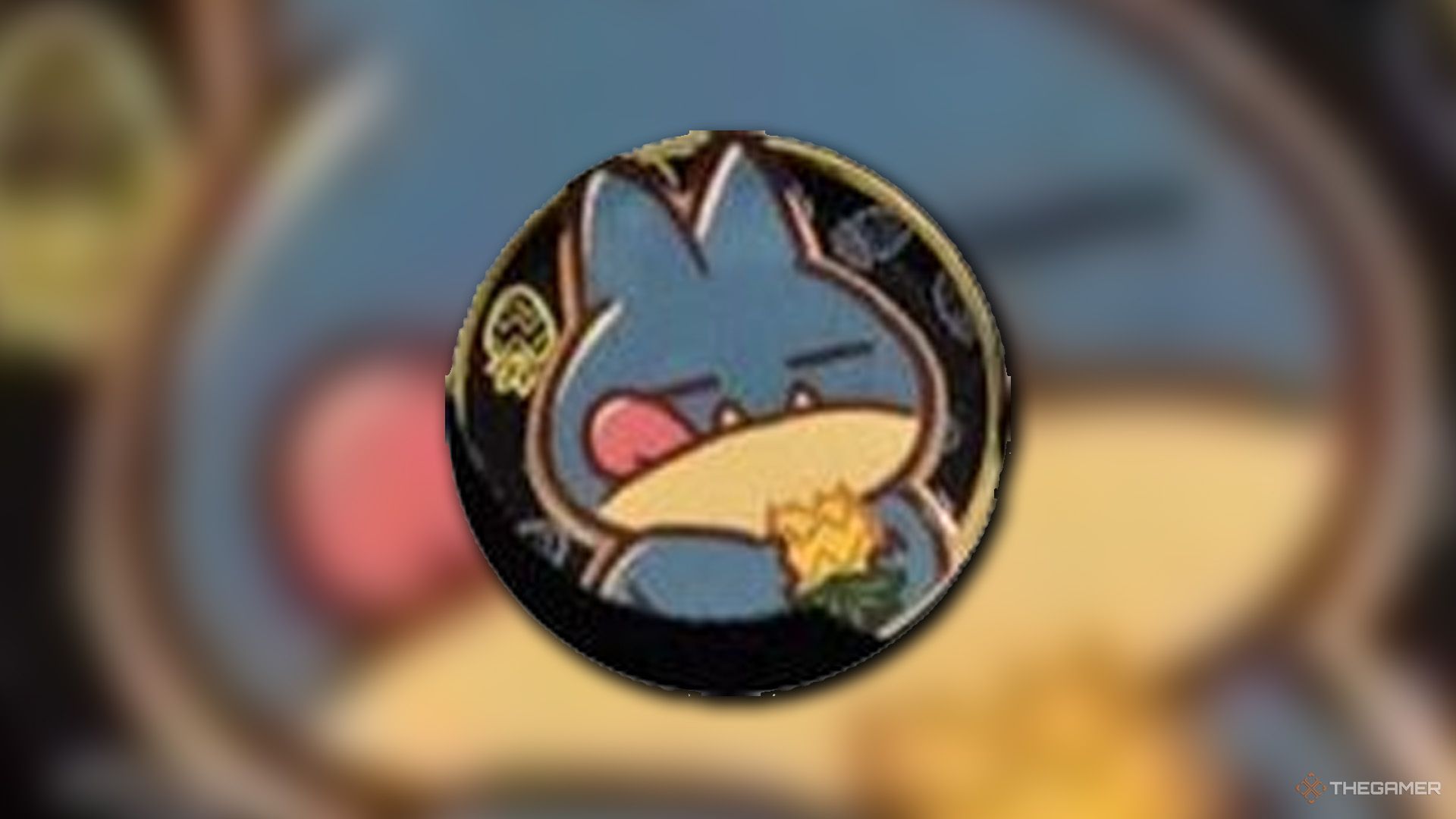 Metal Munchlax coin from 2024 Pokemon World Championships in Pokemon TCG.
