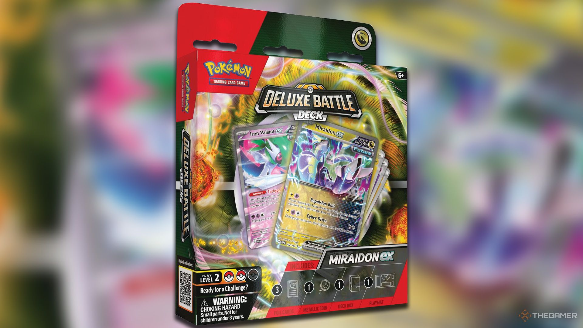 Miraidon ex deluxe battle deck in Pokemon TCG.