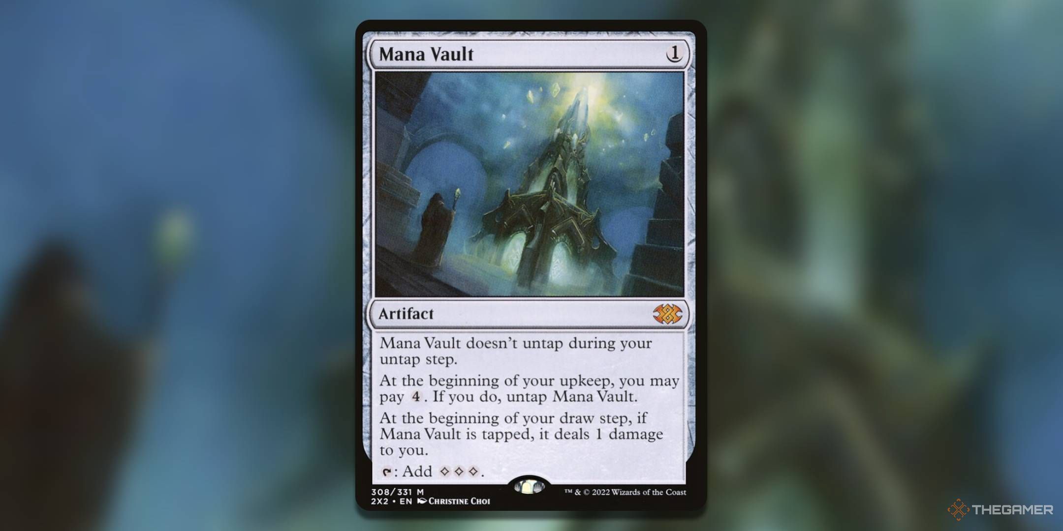 MTG Mana Vault By Christine Choi White Back Double Masters 2022