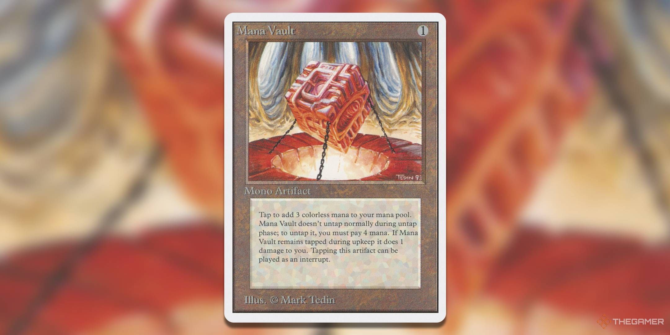 MTG Mana Vault By Mark Tedin Unlimited Edition 2ED.