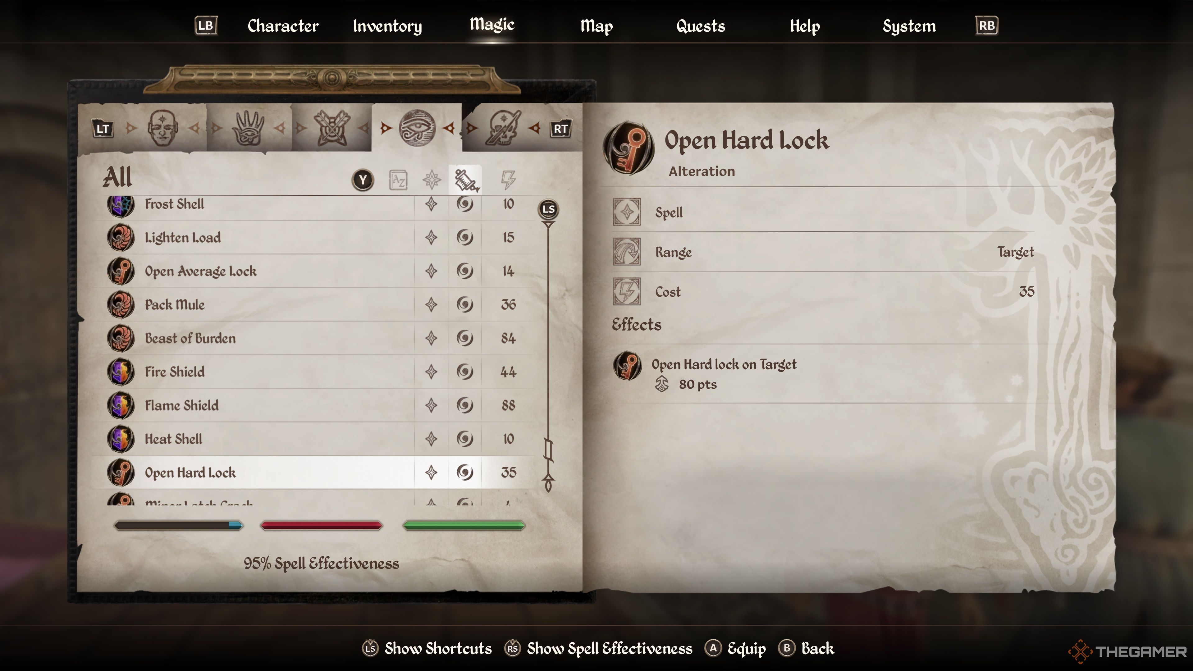 Oblivion Remastered Best Alteration Spells Open Hard Lock 3